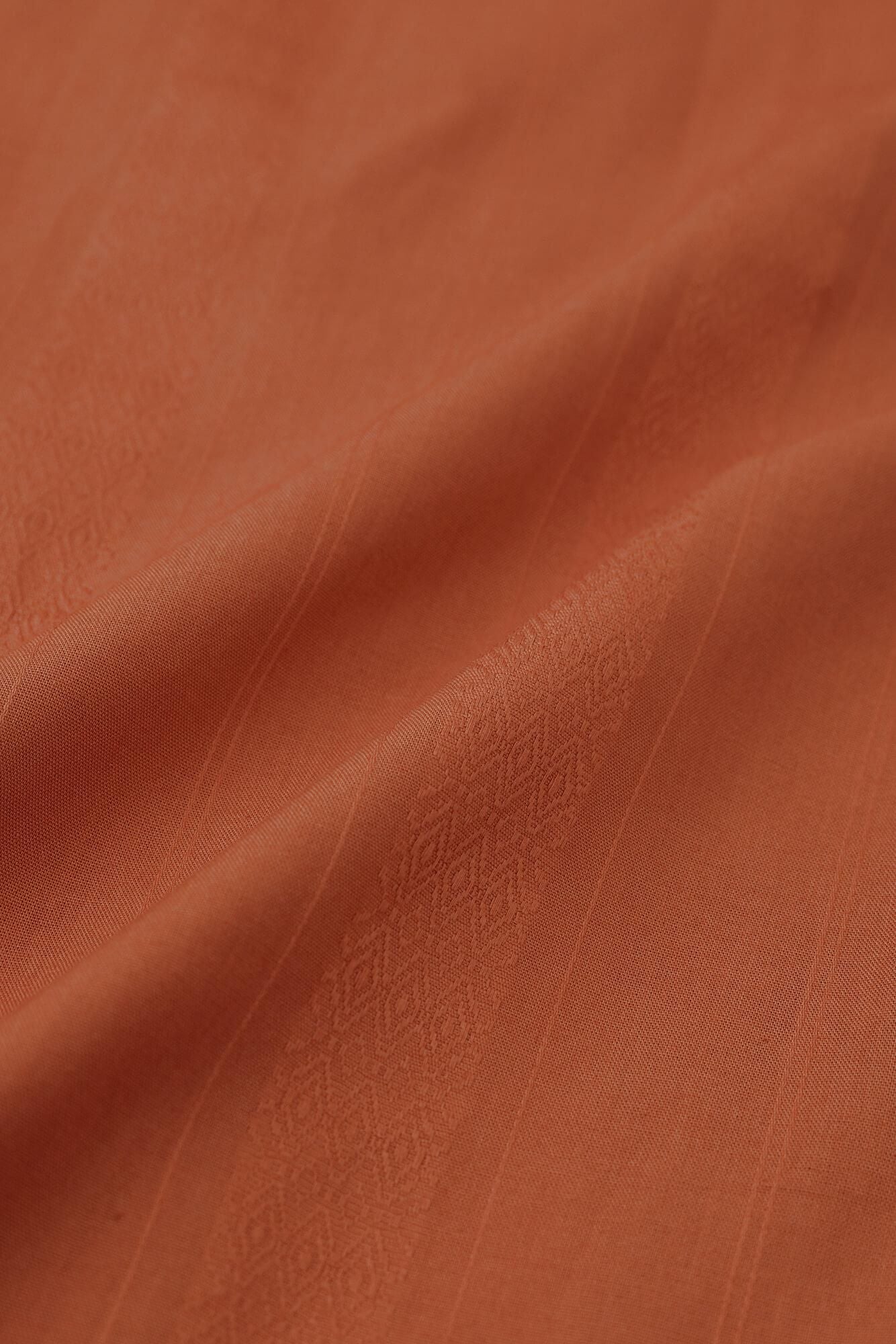 【net限定】舶来間道(はくらいかんとう) 円領長襯衣(えんりょうながしんい)/丹色(にいろ)