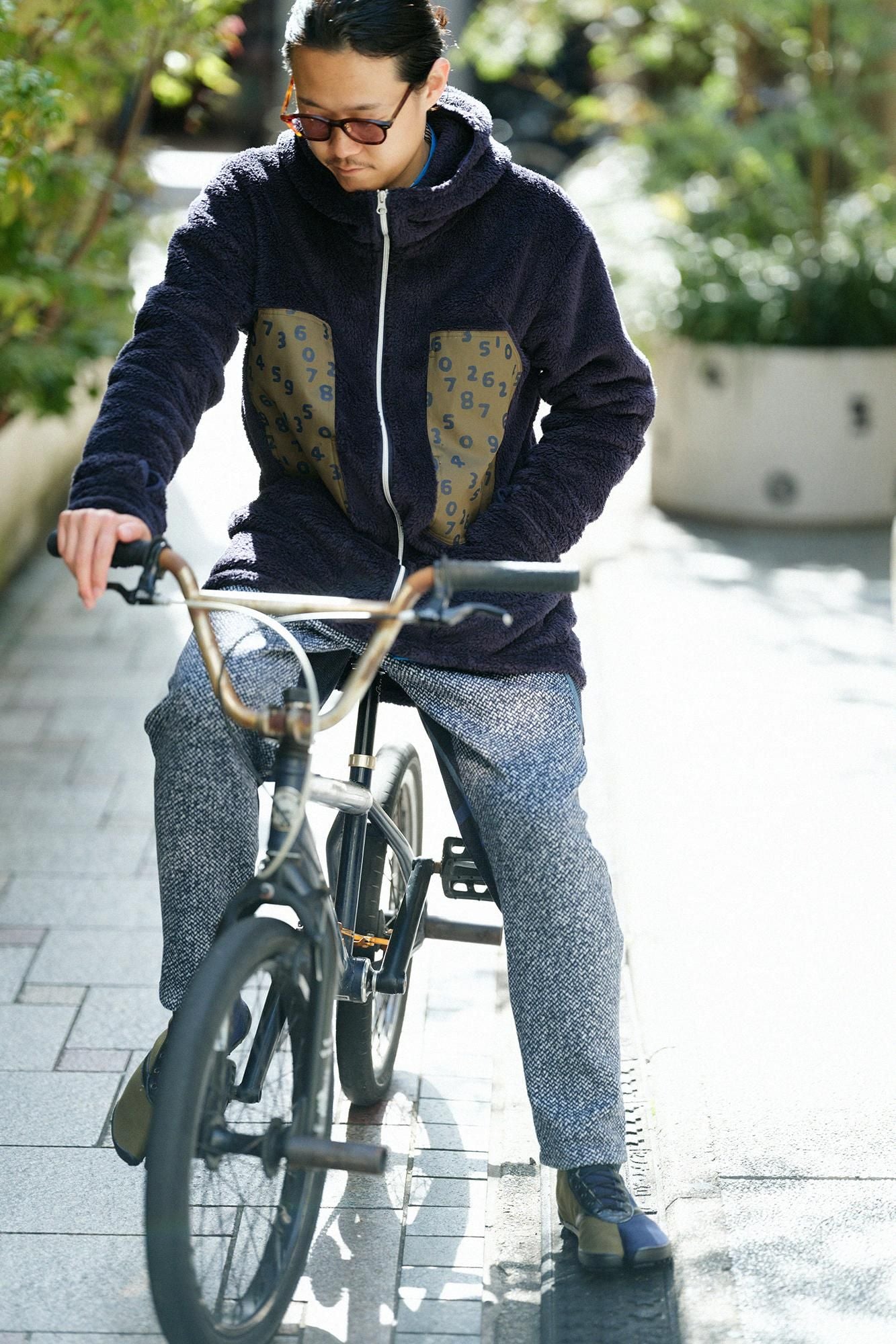 運動足袋 HI いろは底/カーキ×ネイビー