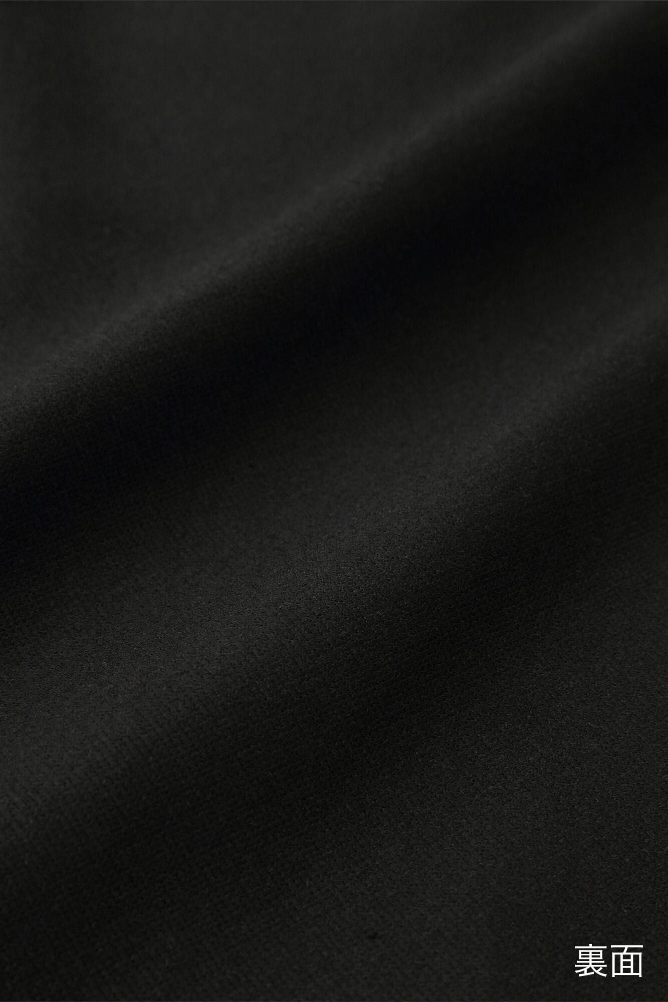 【預購】【net限定】彈性緞面 闊腿褲/黑色(※預計於12月9日左右發貨)