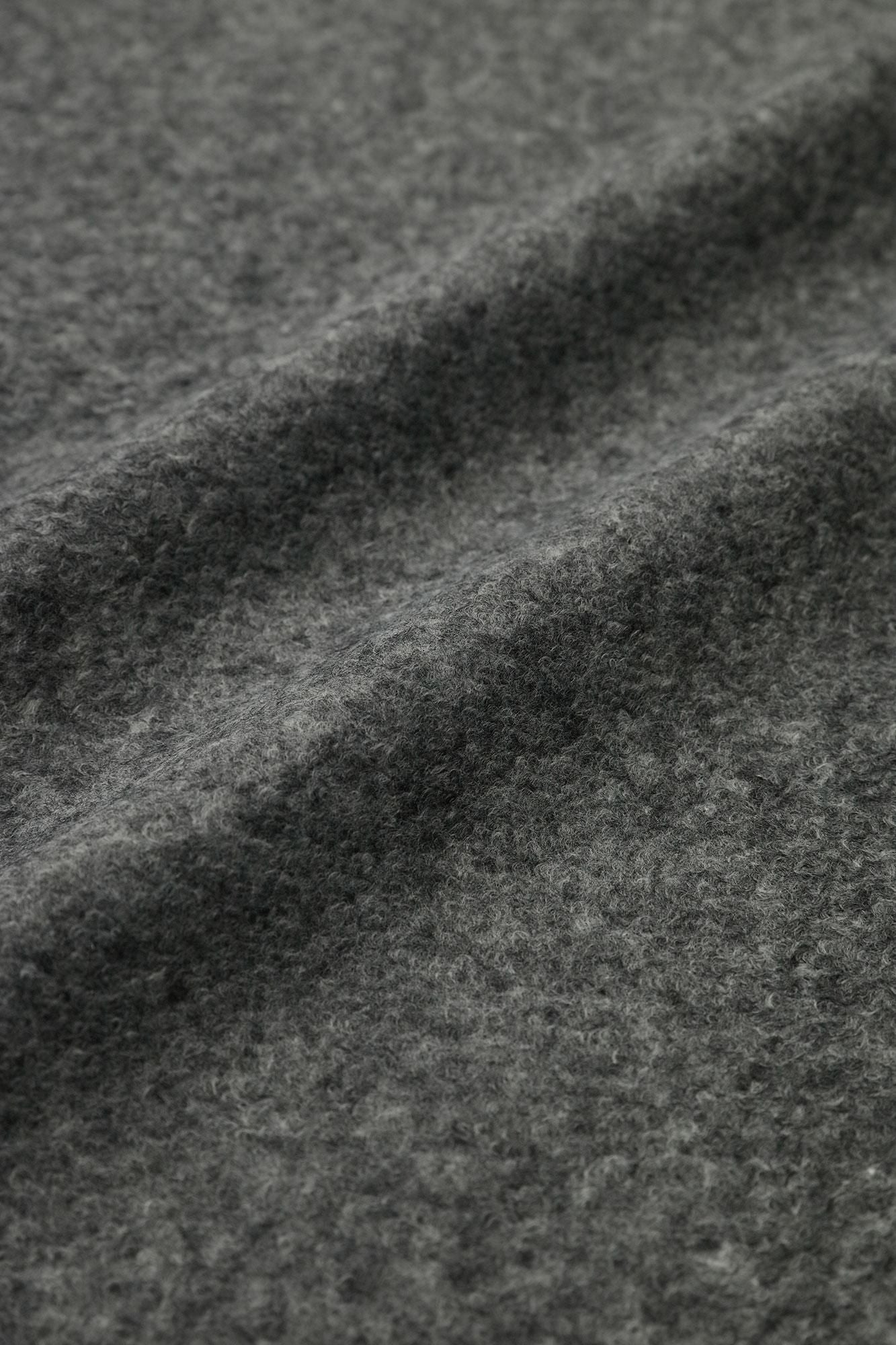 【預購】毛絨針織 V領輕型外套/深灰色(※預計於12月9日左右發貨)