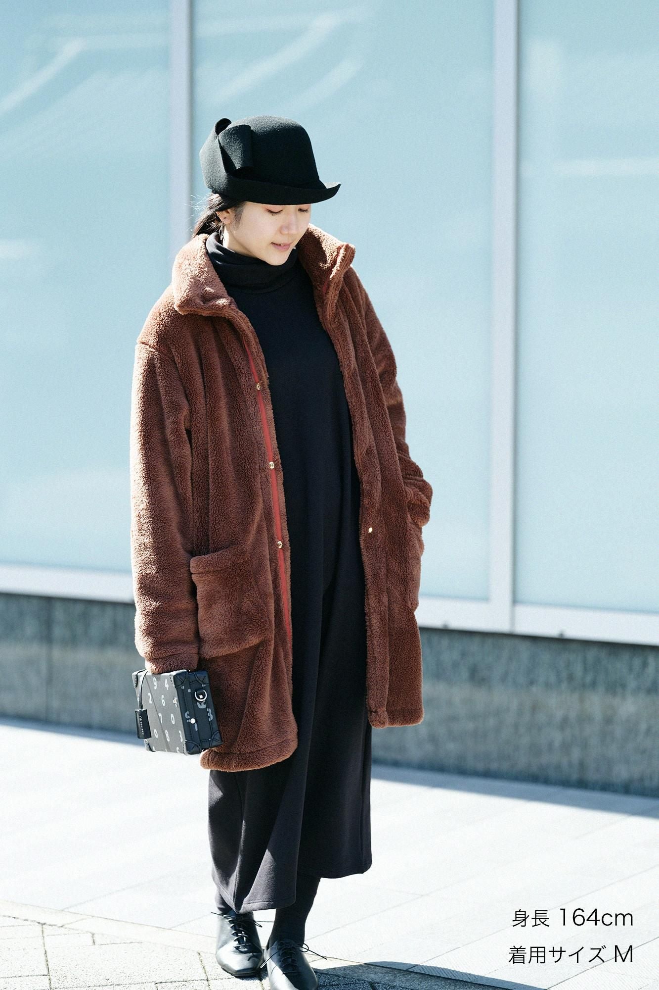 【Pre-order】Boa Robe/Red Birch(※Scheduled to be shipped around Dec 9)