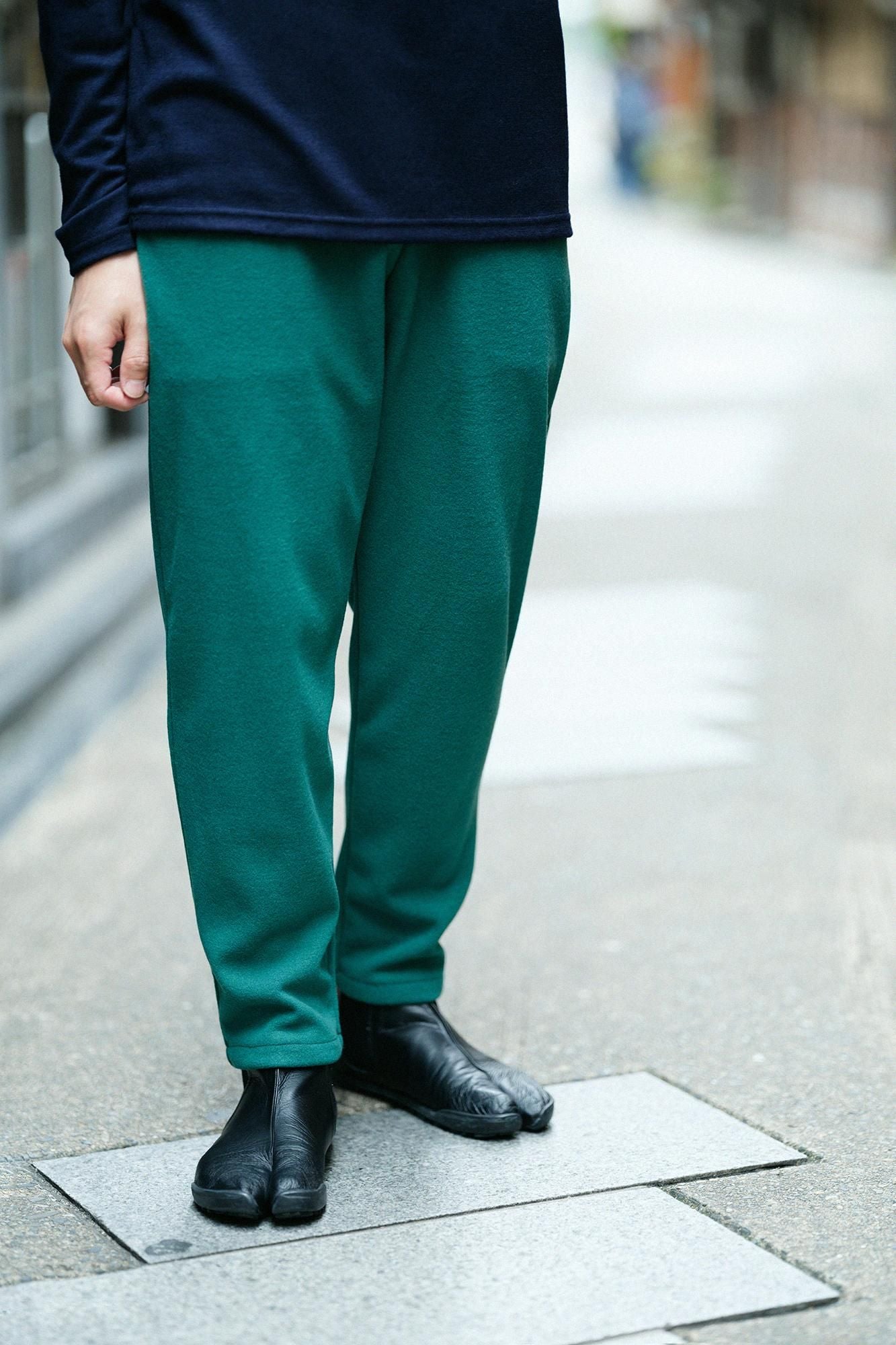 멜턴이지 테이퍼드 팬츠 이지 테이퍼드 팬츠/짙은 초록색