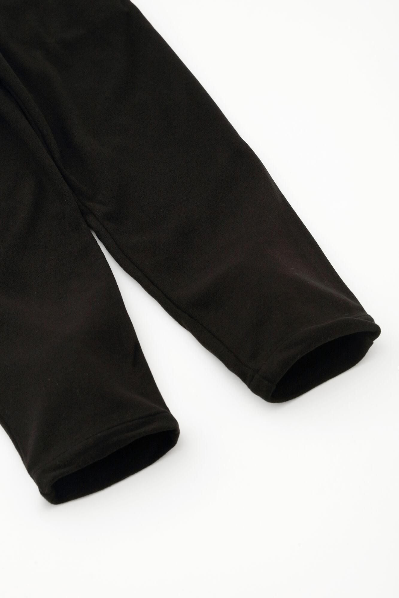 麥爾登柔滑休閒窄管長褲/黑色