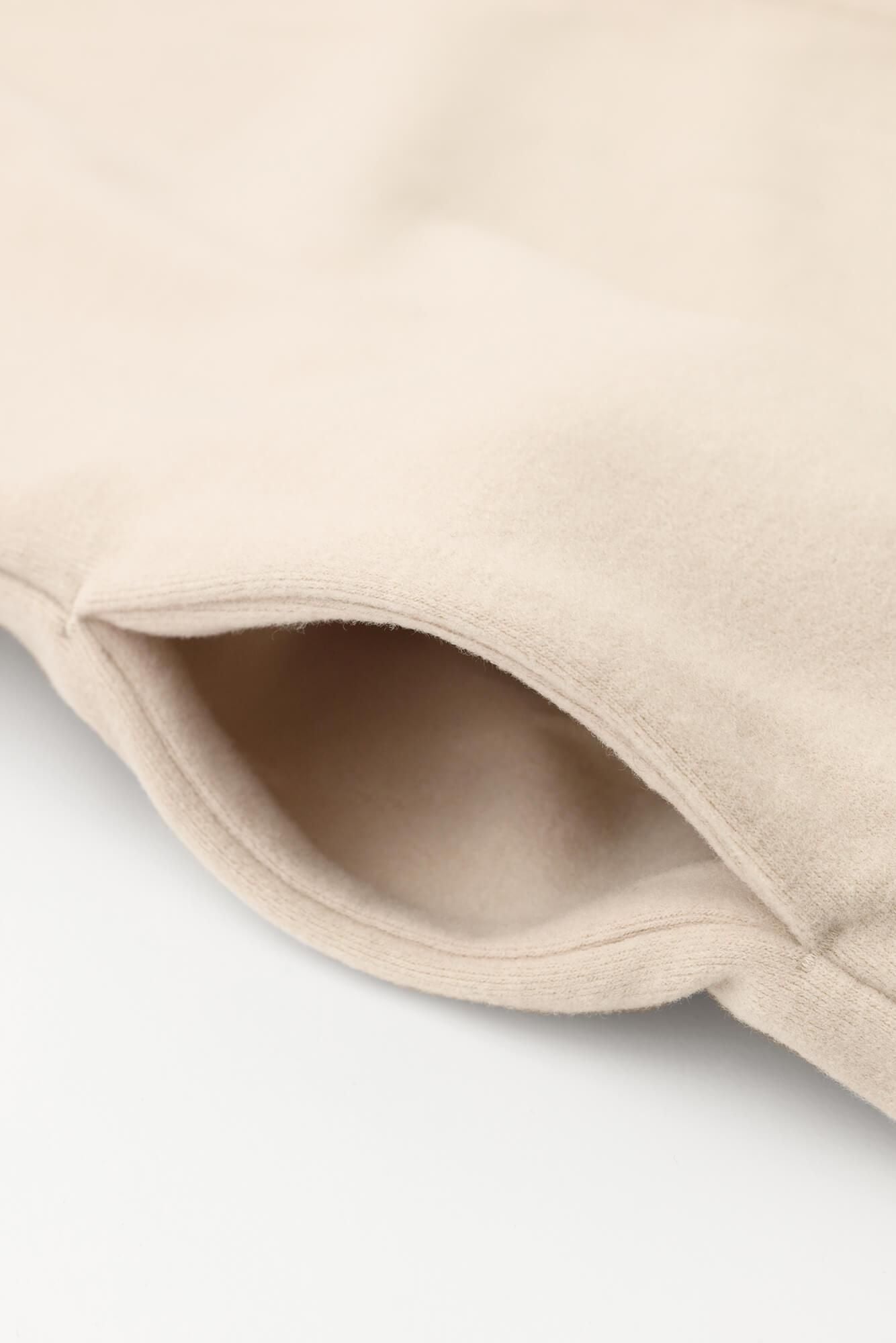 メルトンスムース スタンドカラー ライトコート/灰白色(かいはくしょく)