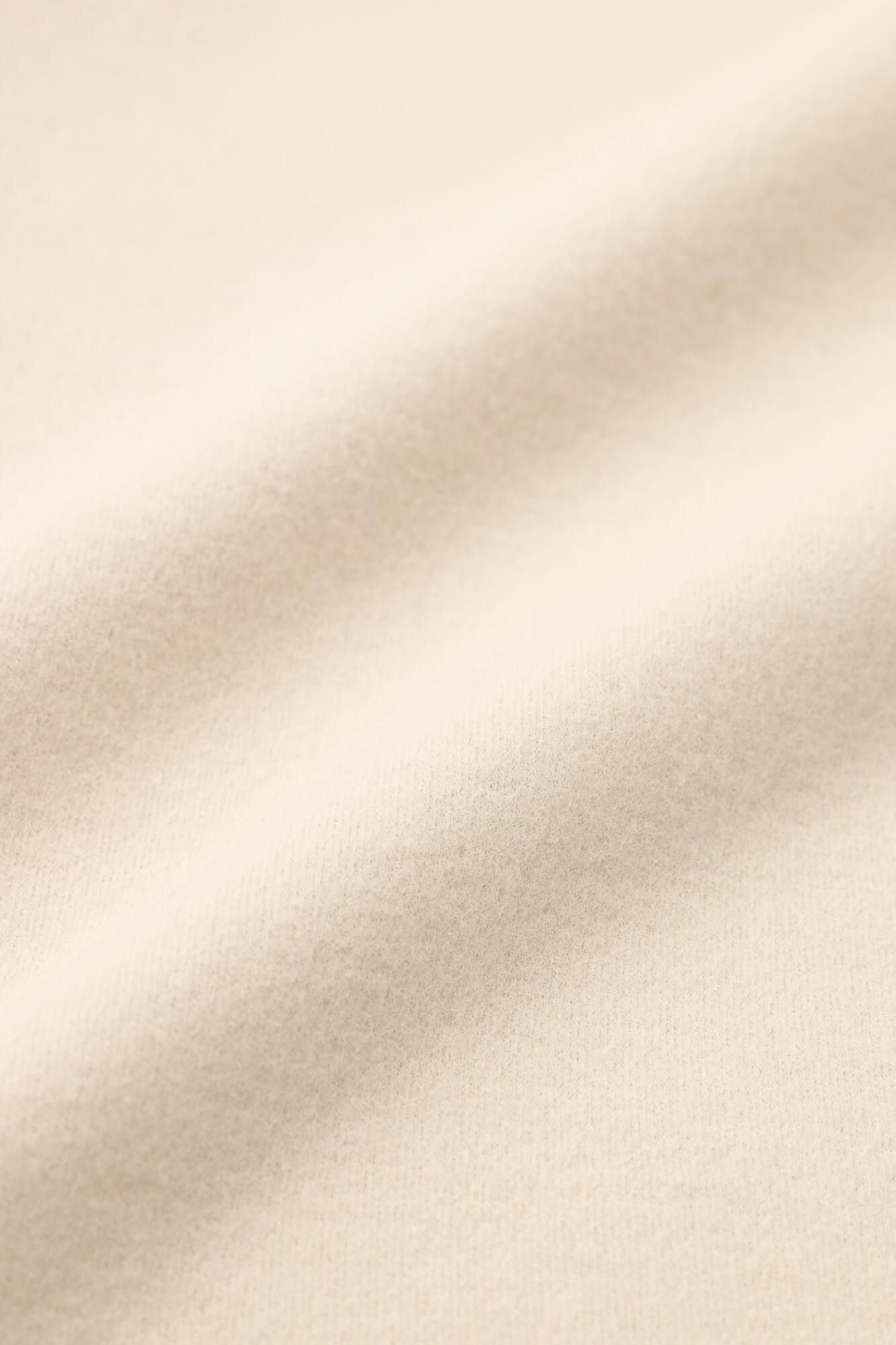 メルトンスムース スタンドカラー ライトコート/灰白色(かいはくしょく)