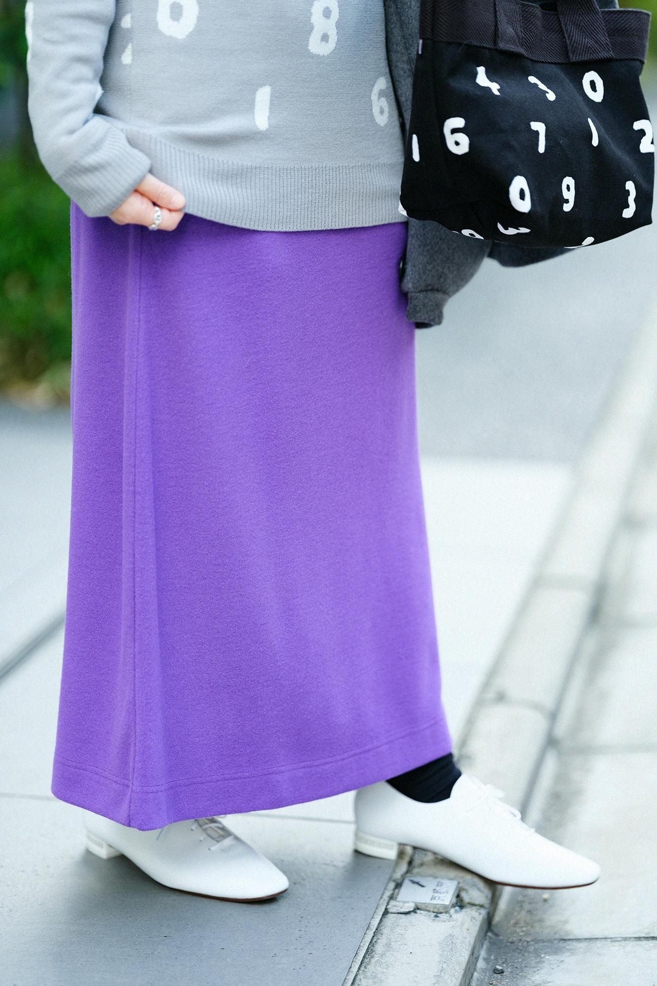 Melton glatter enger Rock/Edomurasaki