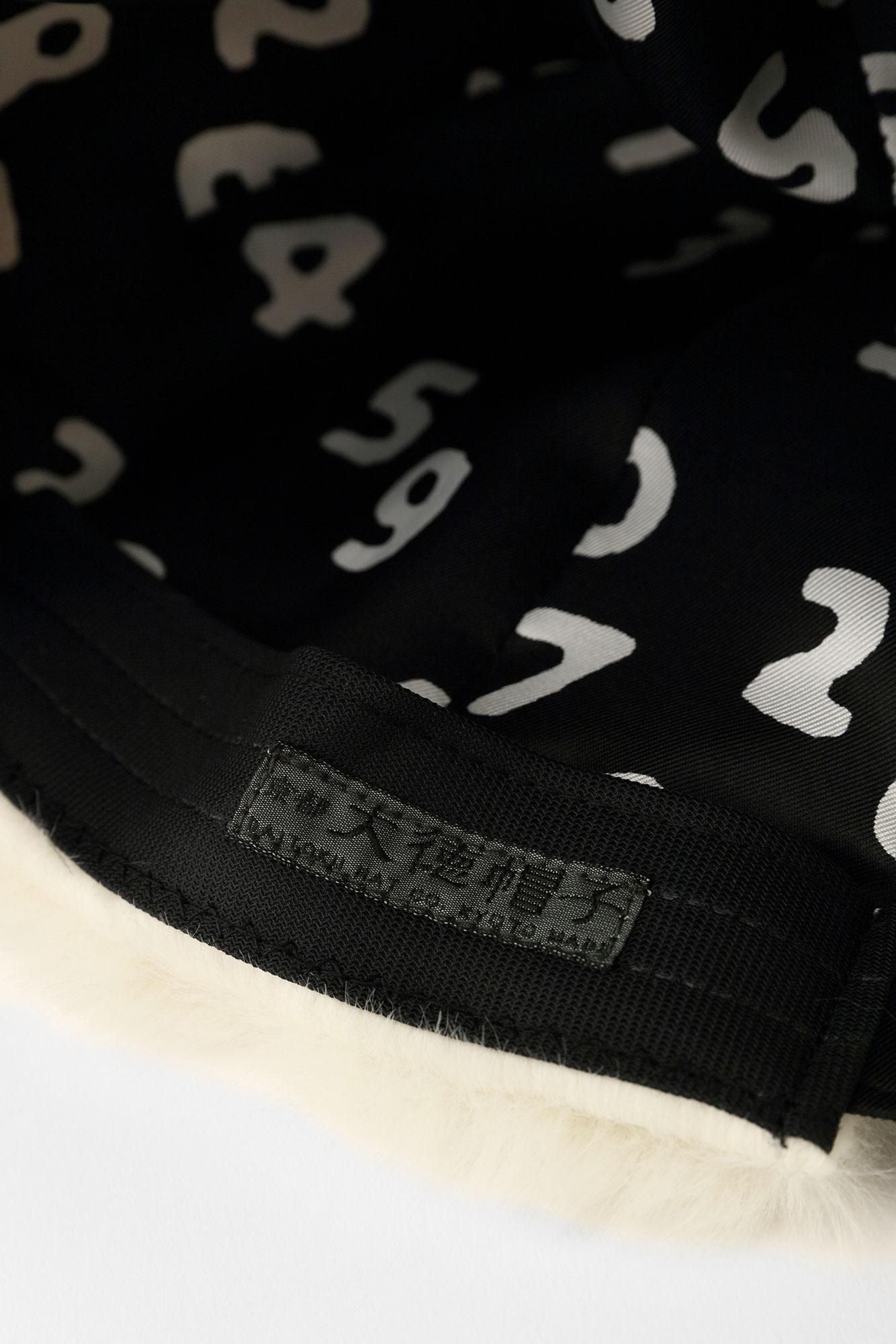 【預購】人造毛皮 鴨舌帽/本白×SO-SU-U十數 昆(※預計於12月9日左右發貨)