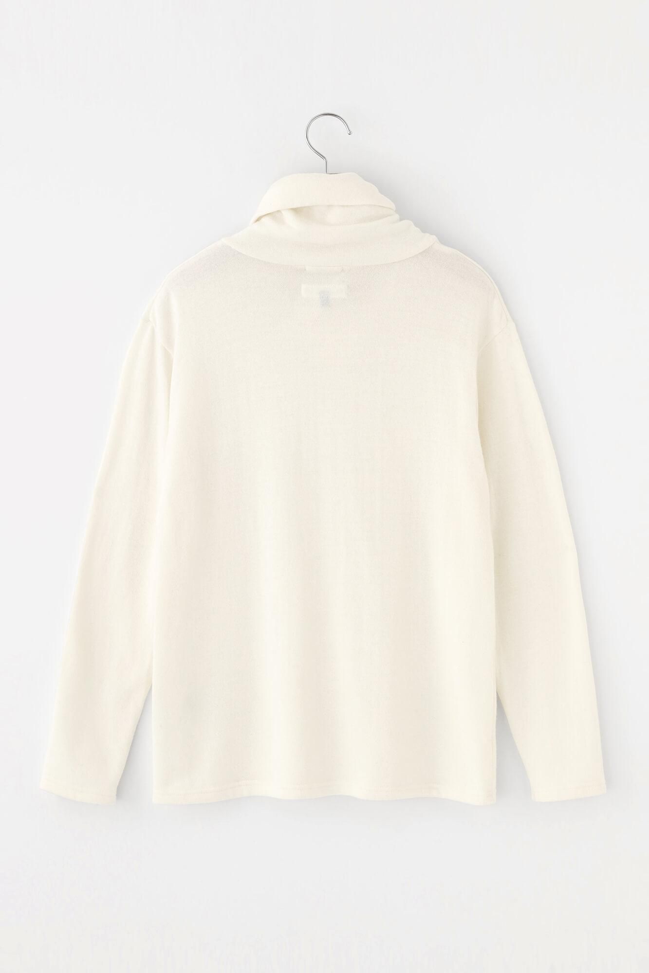 기모 소모 아미 에리마키지반/신선한 흰색 (키지로)