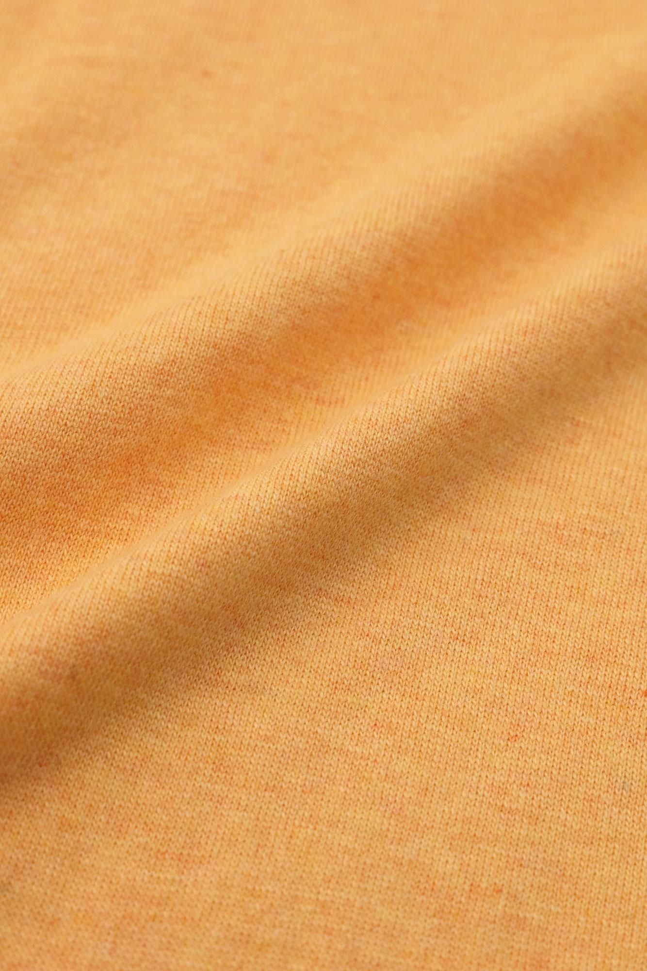 內起絨 梳毛針織 高領上衣/向日葵色