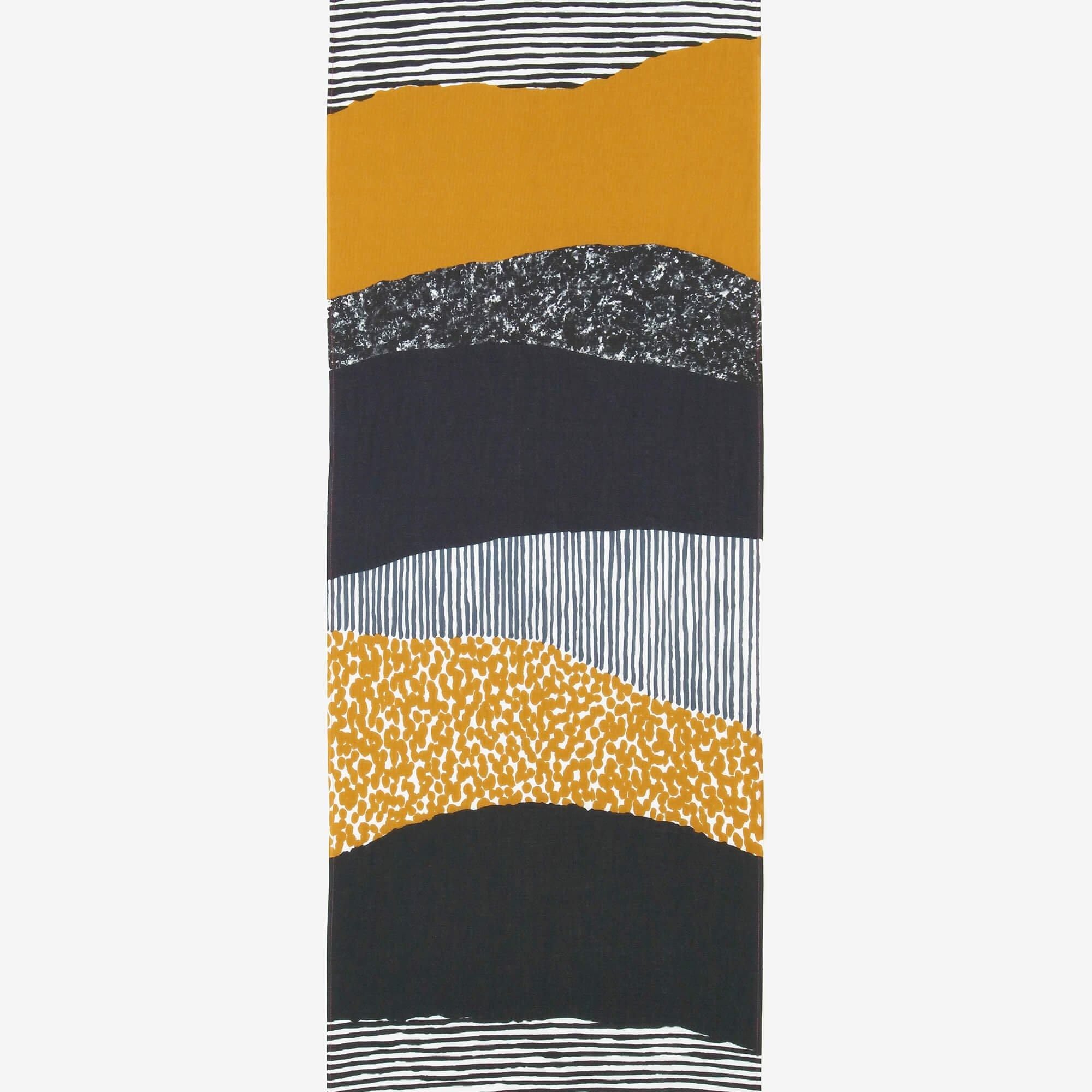 Textilien nach Gewicht verkauft (Ise-Baumwolle Tenugui) / Higashiyama Sanjuroppou Goldenes Feld (Koganetake) <50 cm>