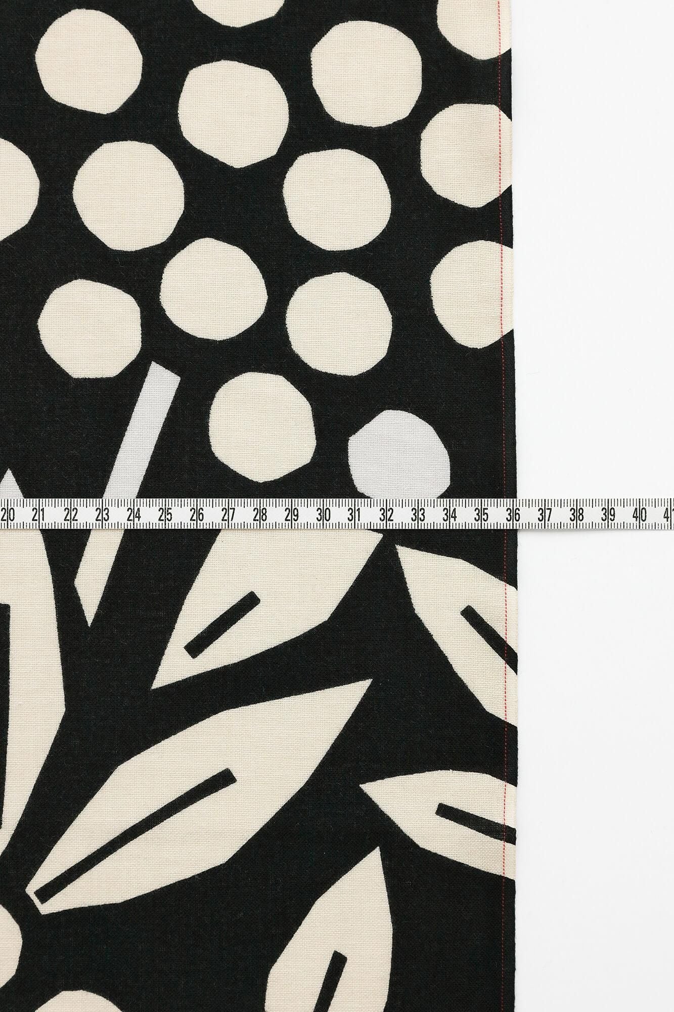 布料剪裁販售 (伊勢木棉 手巾)/南天竹 黑色(沒有產品)<50厘米