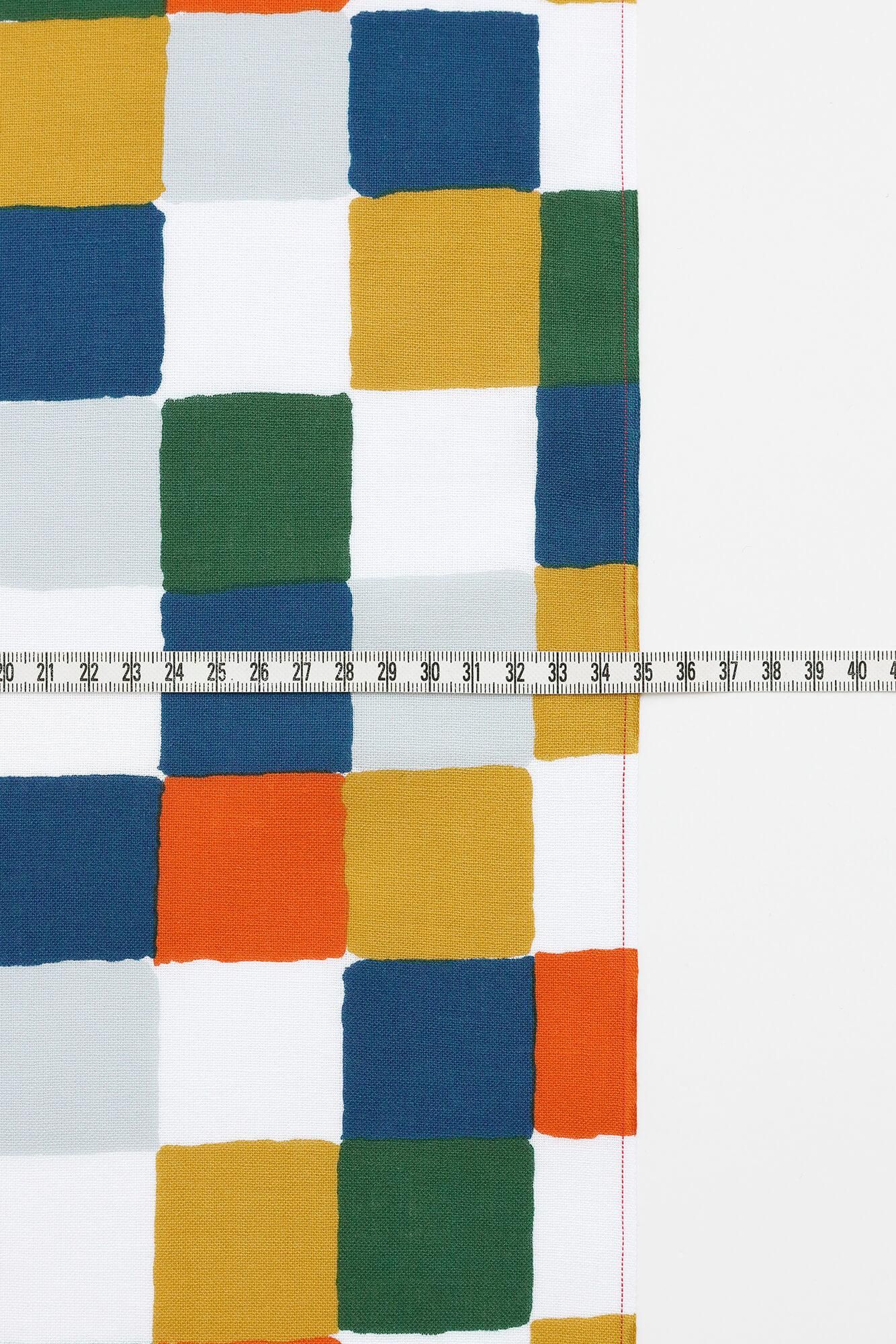 通过测量(ISE棉花tenugui) /每日(裂纹)早茶仪式(asachaji)<50cm>