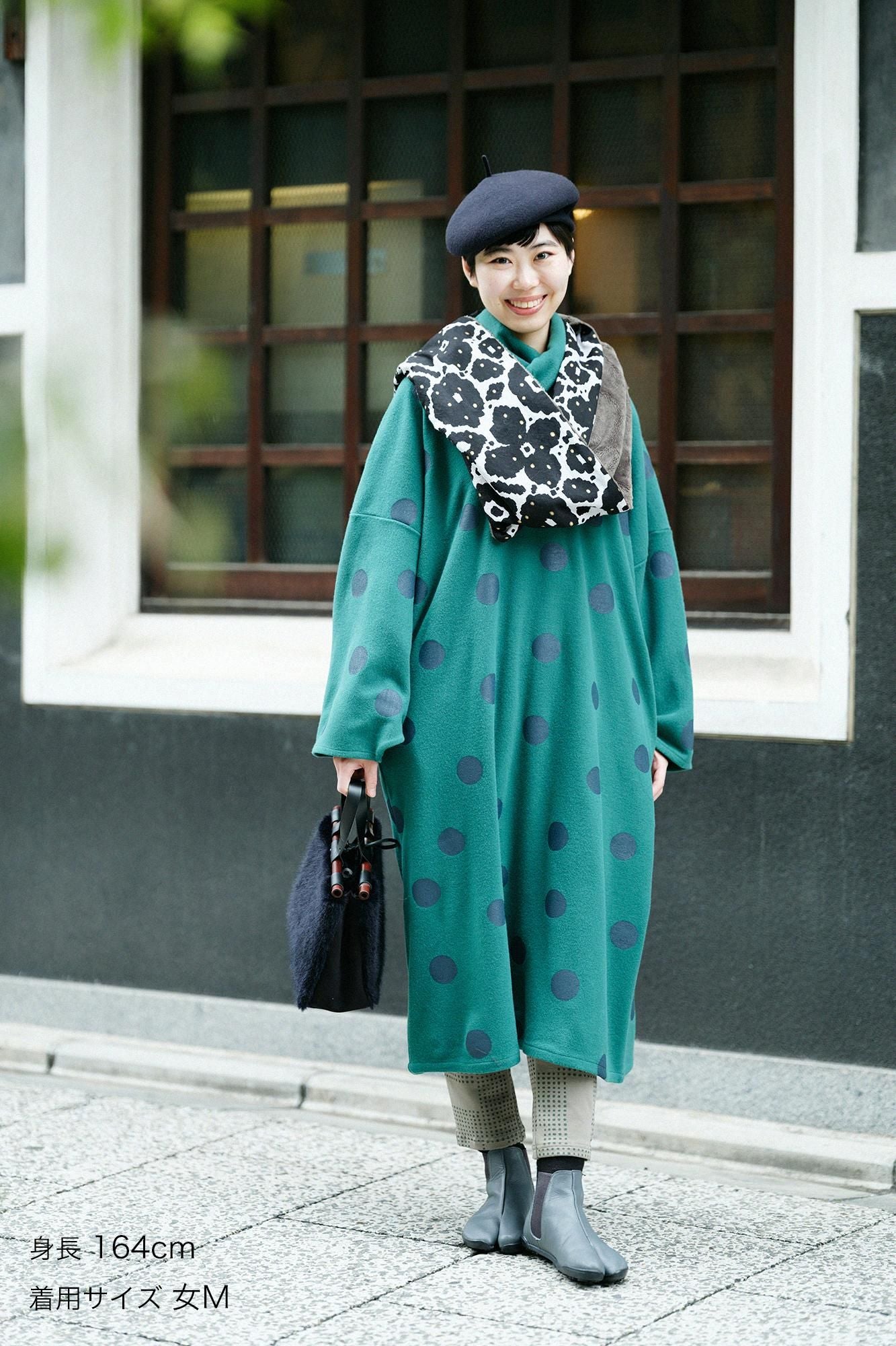 裏毛 細形(ほそなり)えんゆう穿き/影(かげ) 柳茶(やなぎちゃ)