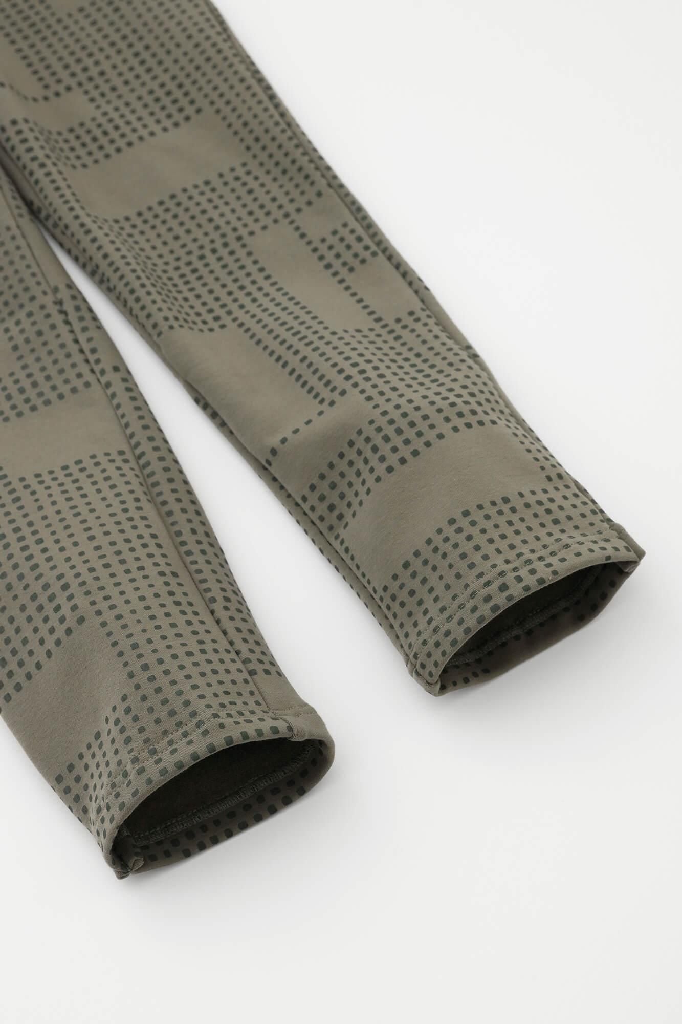 裏毛 細形(ほそなり)えんゆう穿き/影(かげ) 柳茶(やなぎちゃ)