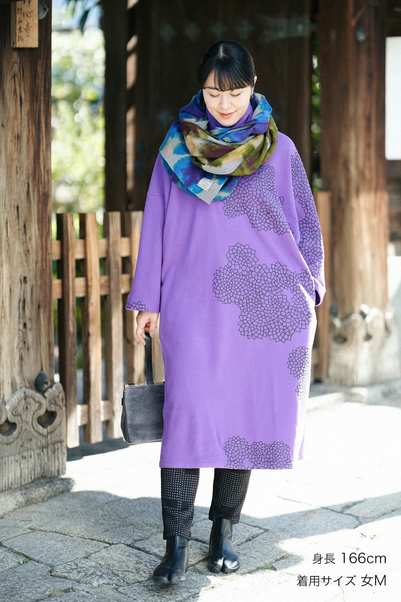 裏毛 窄版細腿褲/影 黑色