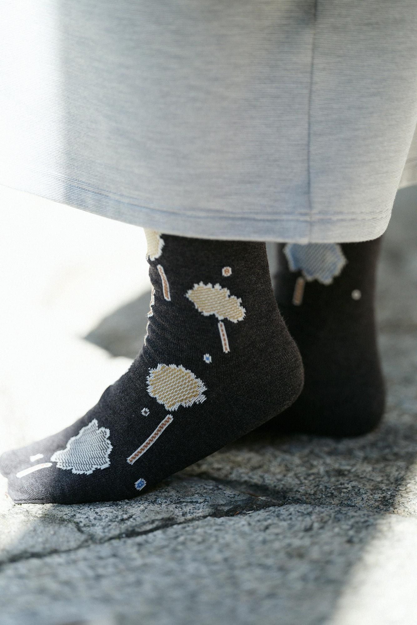 Tabi Socks (Mid-calf)/Fluffy【Men・Women】