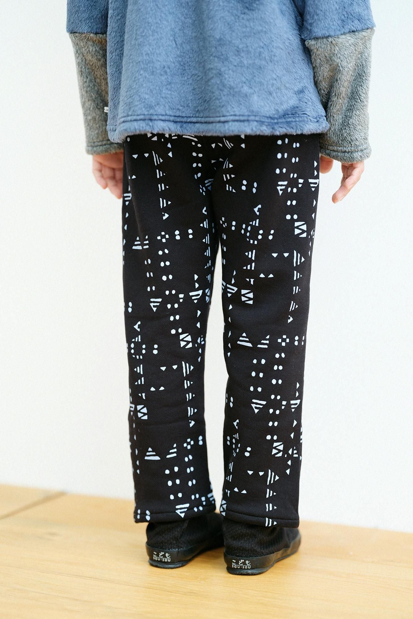 內起絨童裝長褲● / Otogi黑色