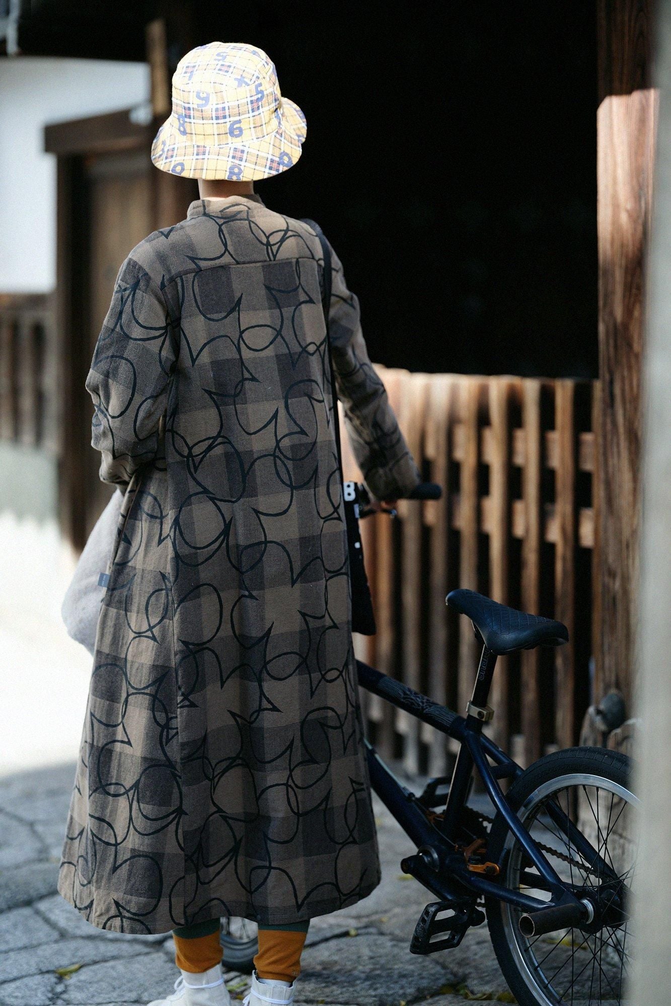 BroTsunineCheck BIKE One-piece Dress/Happiness Brown Check