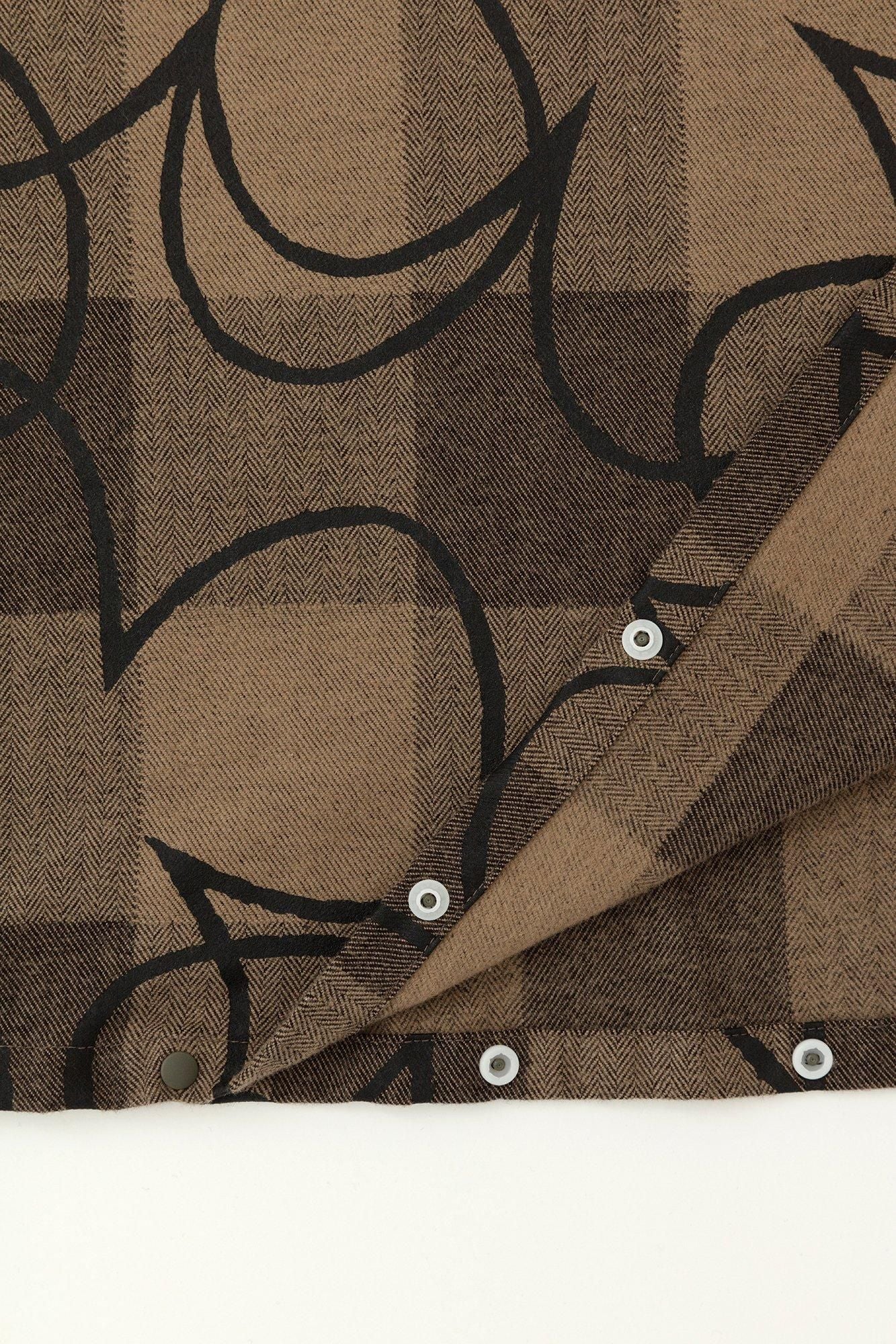 BroTsunineCheck BIKE One-piece Dress/Happiness Brown Check