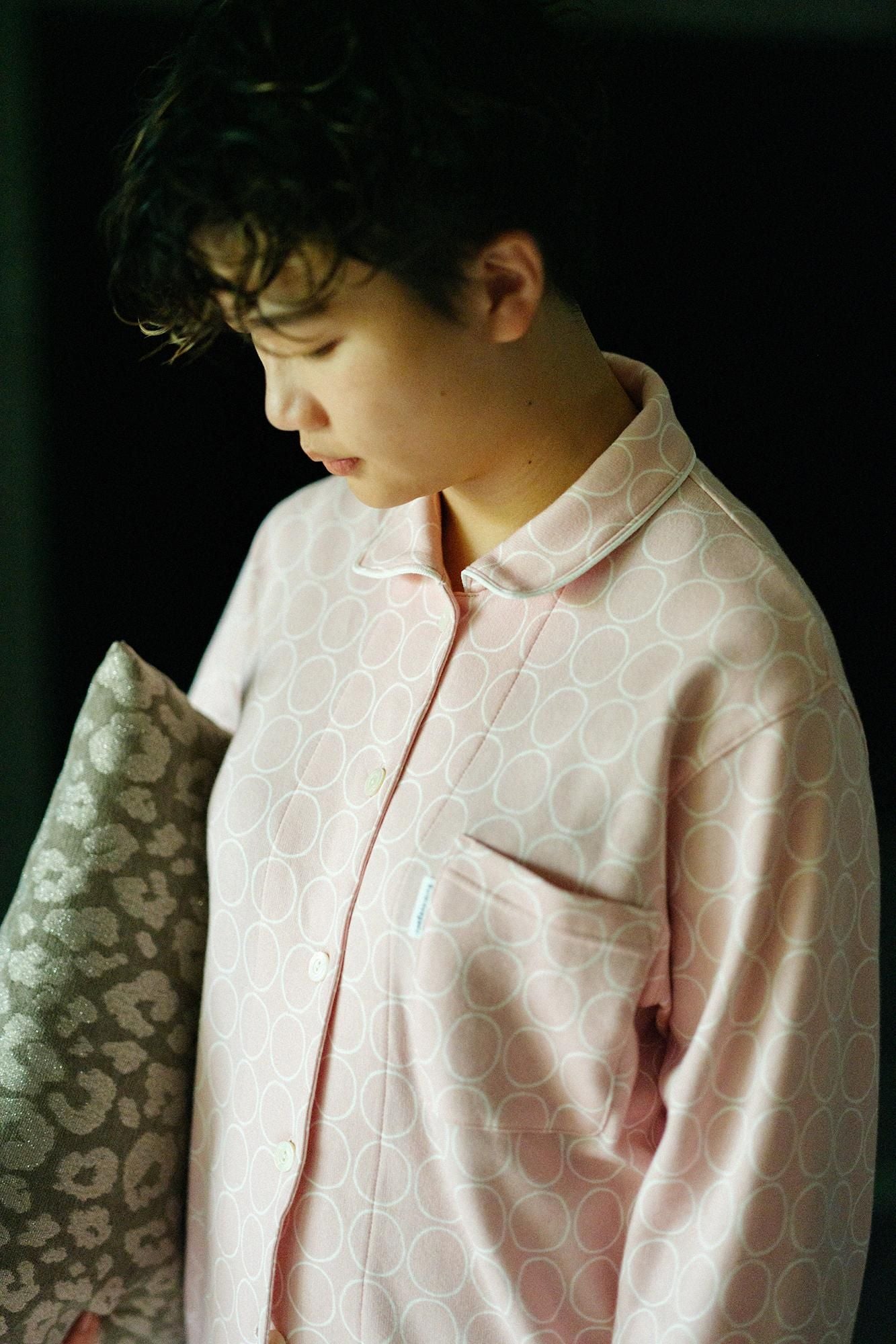 【官網限定】華歌爾/睡眠科學居家服/排圈圈 櫻花色