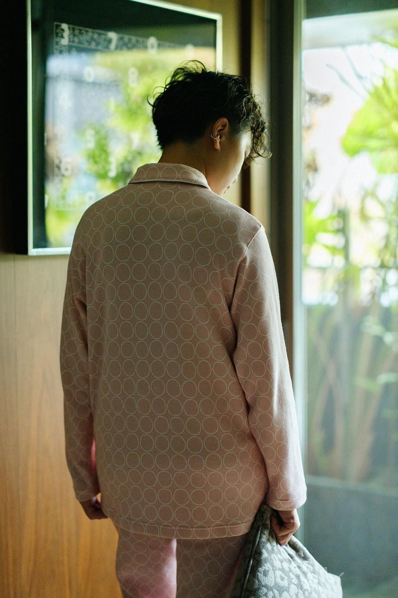 【官網限定】華歌爾/睡眠科學居家服/排圈圈 櫻花色