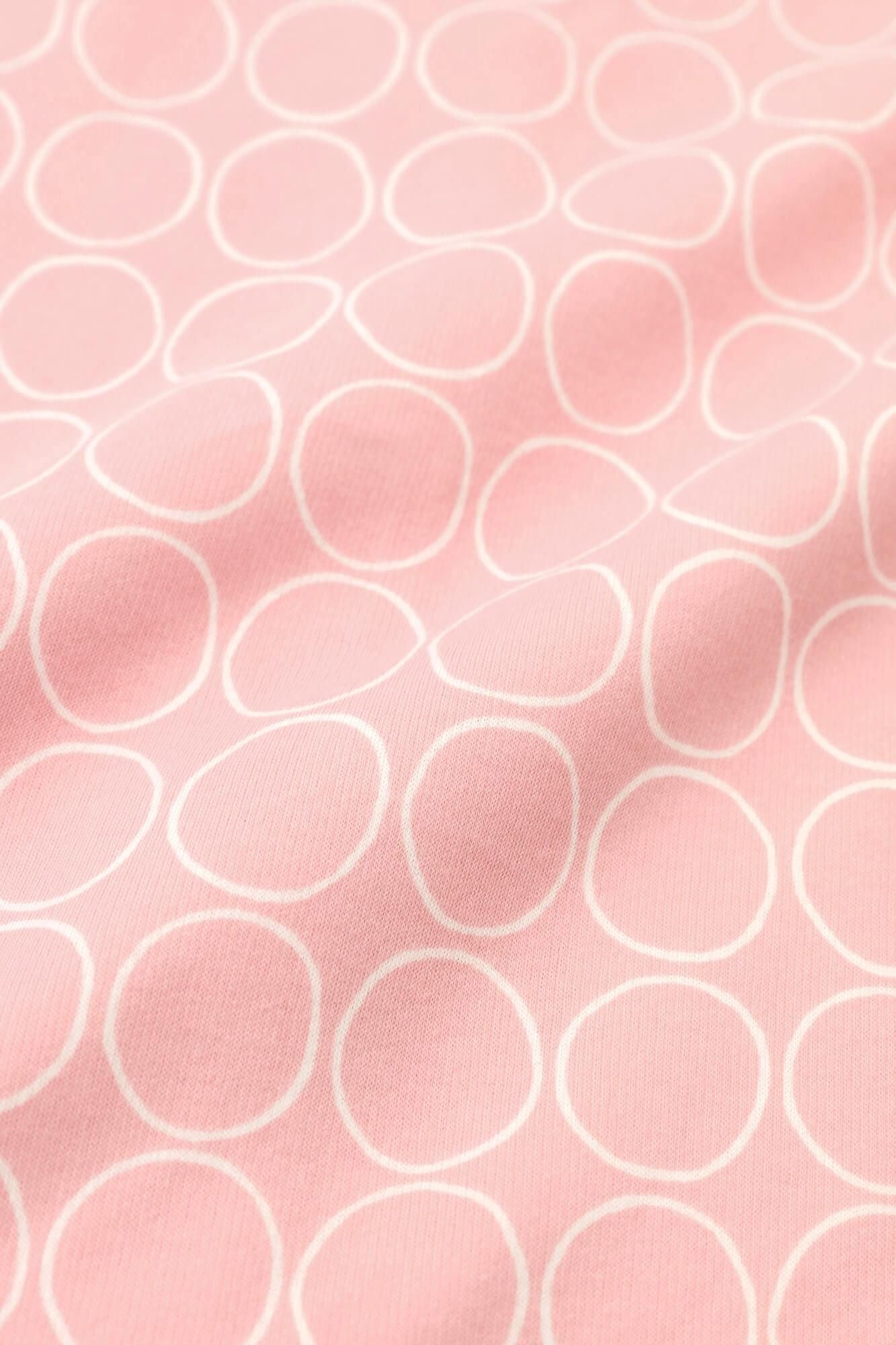 【官網限定】華歌爾/睡眠科學居家服/排圈圈 櫻花色