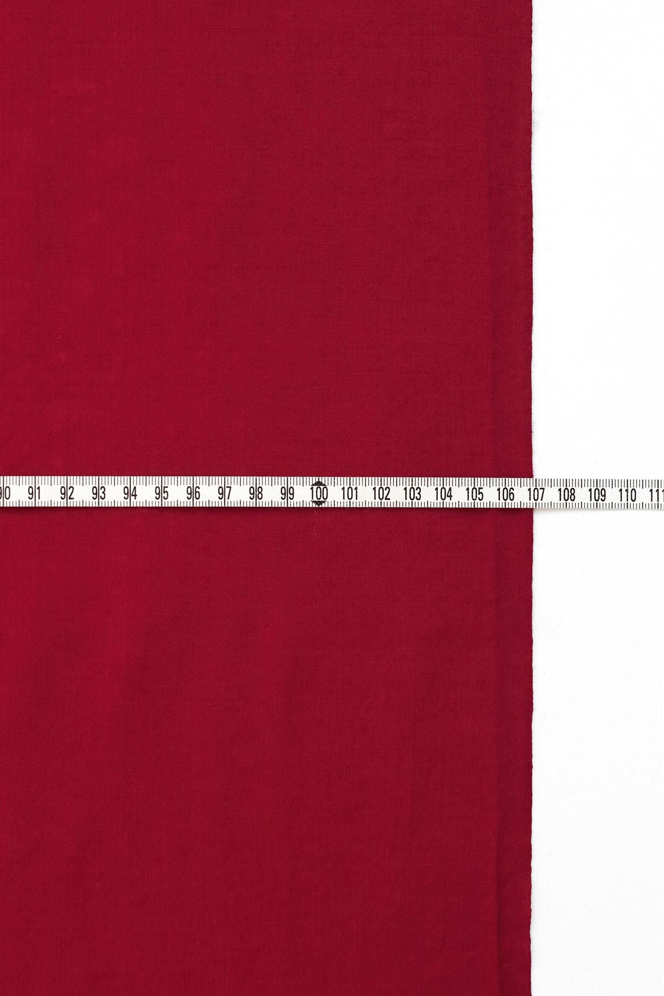 【40%OFF】Imperfect Fabric Sale<Muslin Wool>/ Dark Red