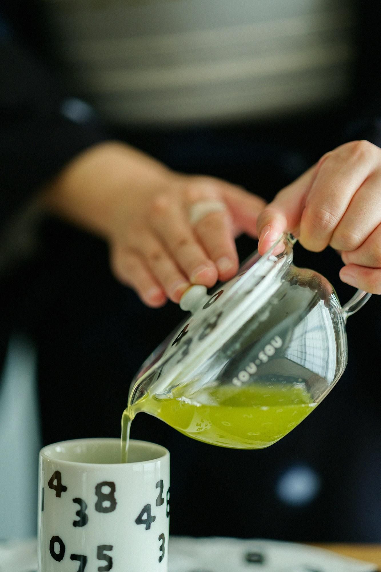 耐熱ガラス急須&茶缶セット/SO-SU-U