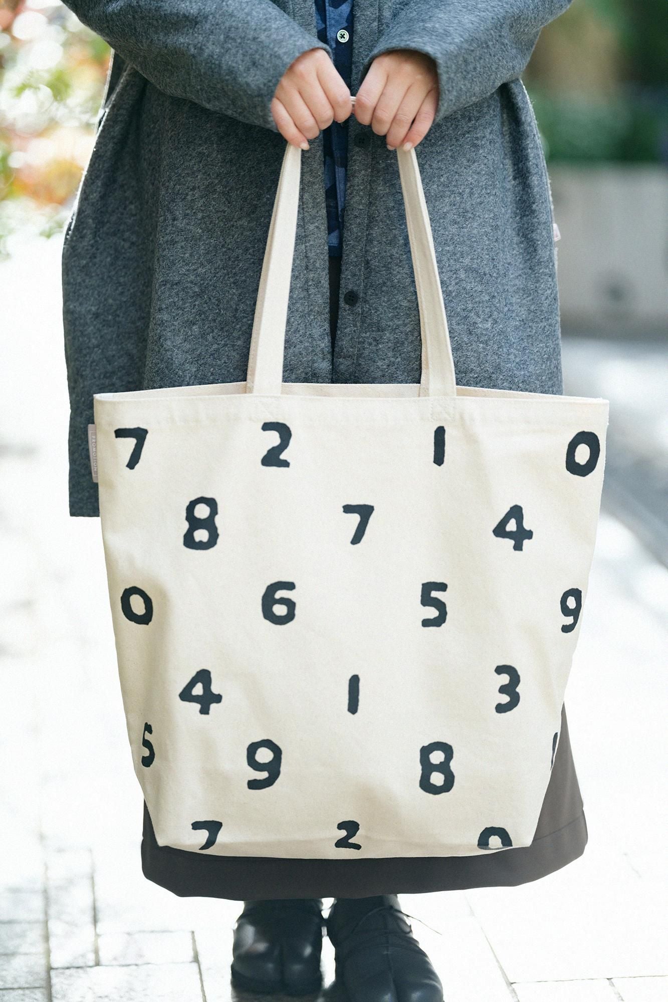 PROMOTION キャンバストートL/SO-SU-U 生成(きなり)×濡羽色(ぬればいろ)