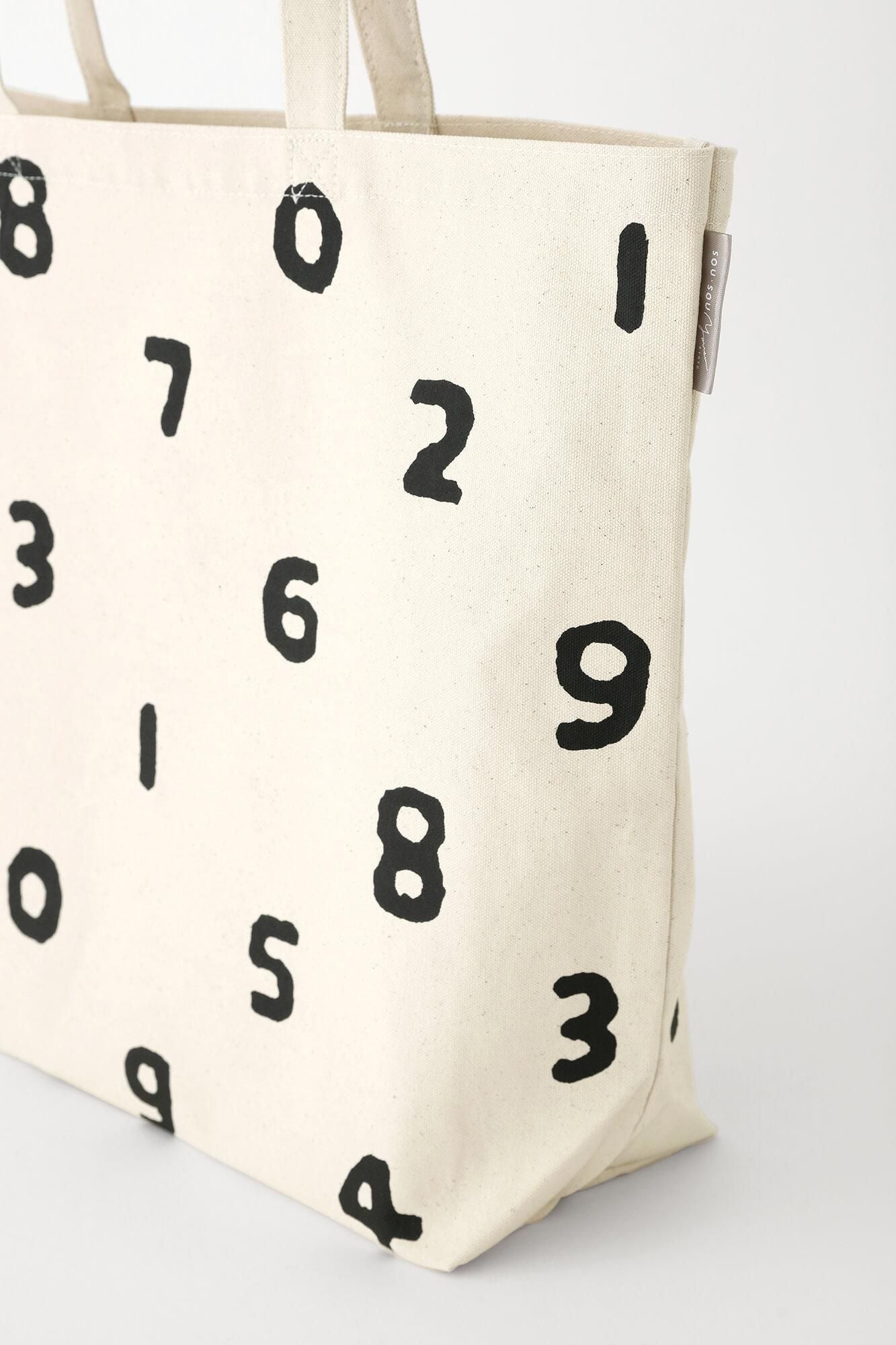 PROMOTION キャンバストートL/SO-SU-U 生成(きなり)×濡羽色(ぬればいろ)