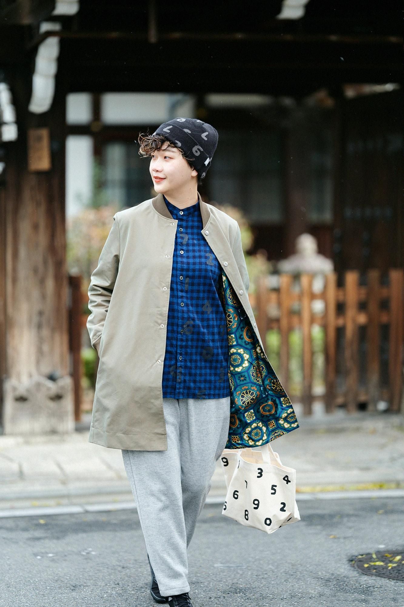 PROMOTION キャンバストートS/SO-SU-U 生成(きなり)×濡羽色(ぬればいろ)