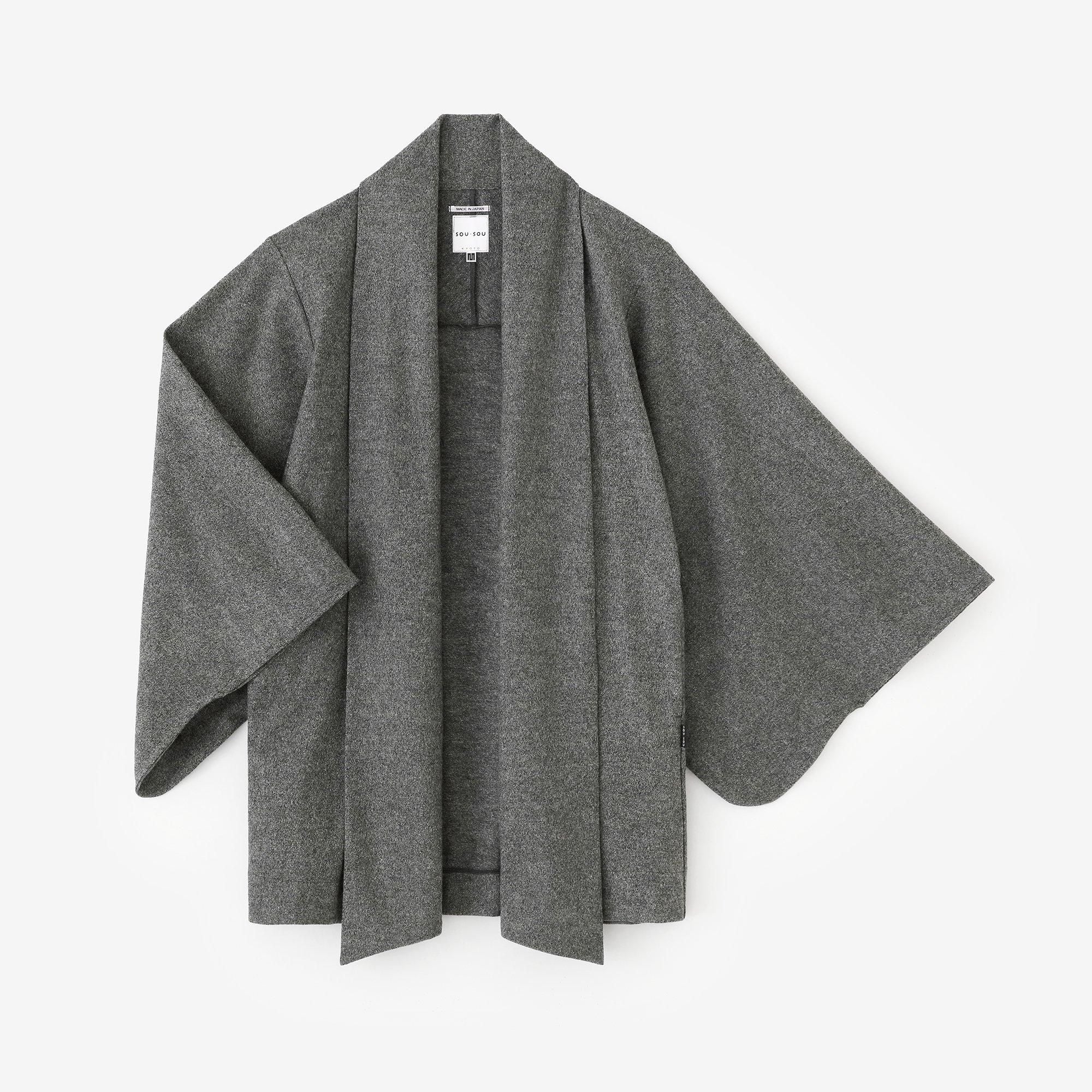 スーパー100'sウール 小袖蘭陀(こそでらんだ)/杢墨(もくずみ)