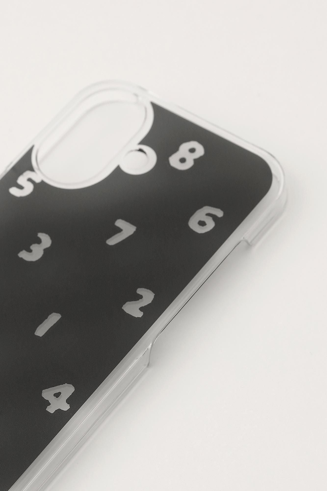 iPhone手機殼/透明SO-SU-U十數黑色(濕色)