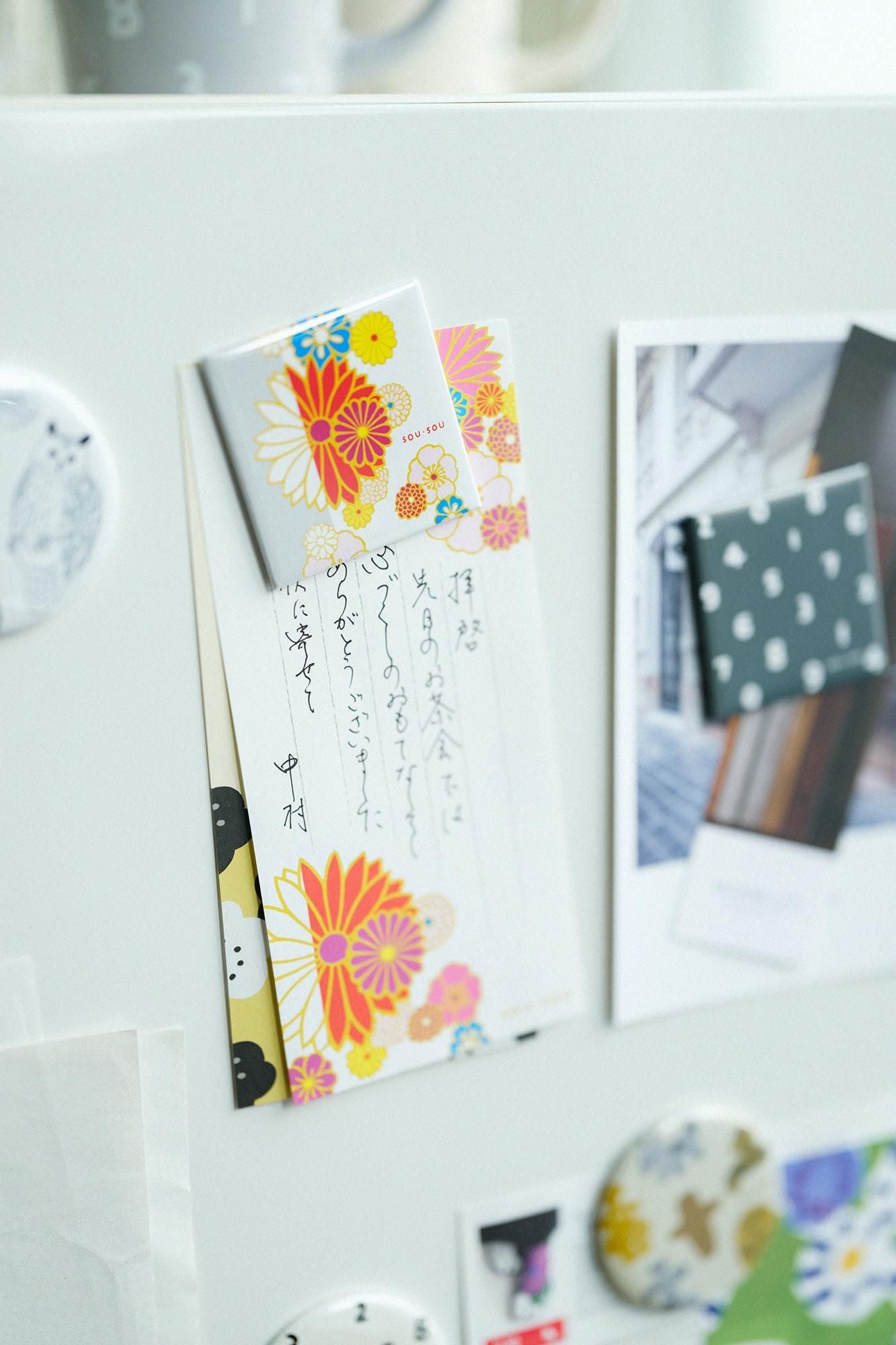 SOU・SOU×PHP研究所 磁鐵(方形)/金襴緞子