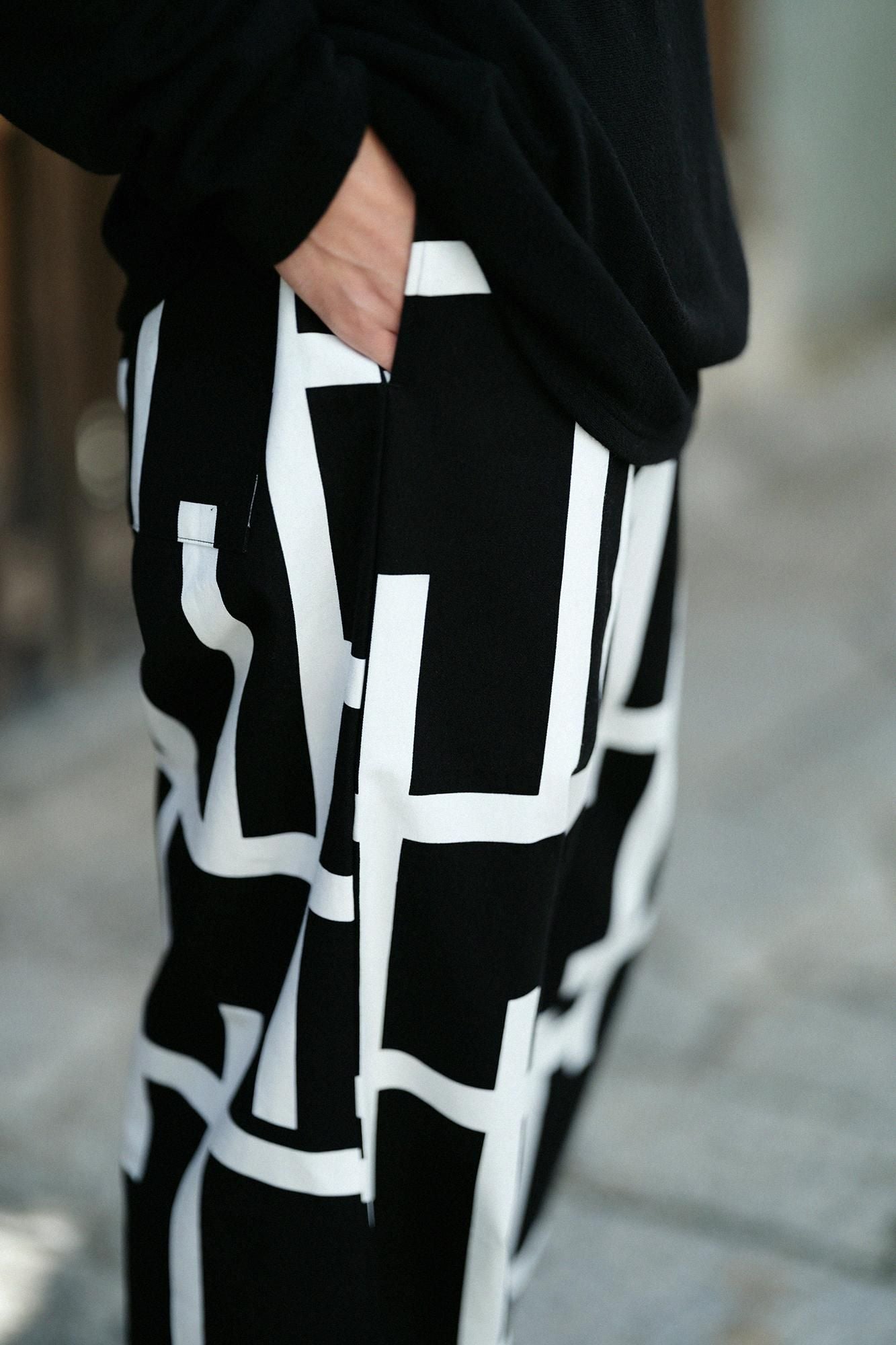 12号帆布 作務衣(さむえ) 下/桟(さん)