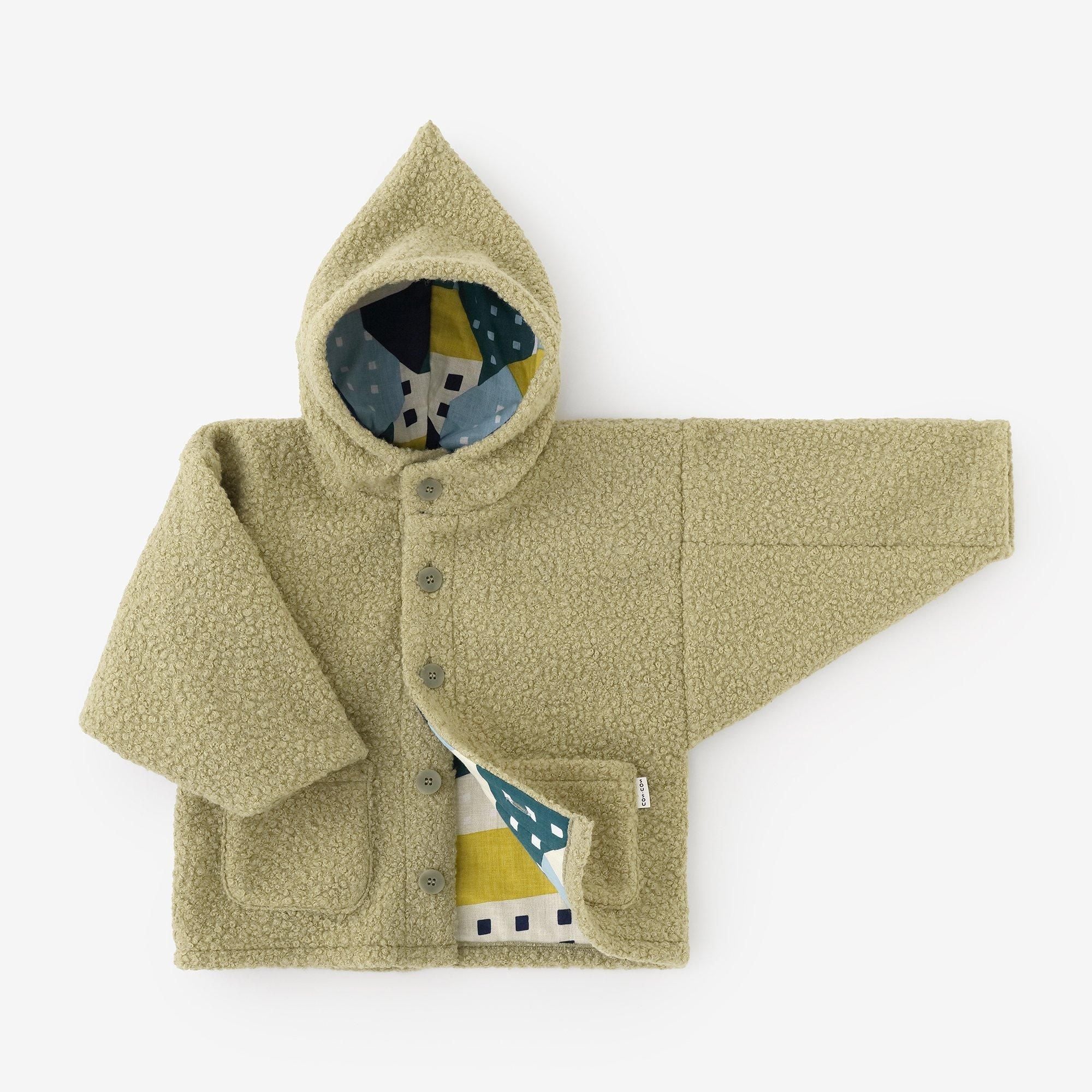 ●Boa-Kapuzenkinder mit langen Ärmeln/Hai Green x Kitanokuni Getsumei