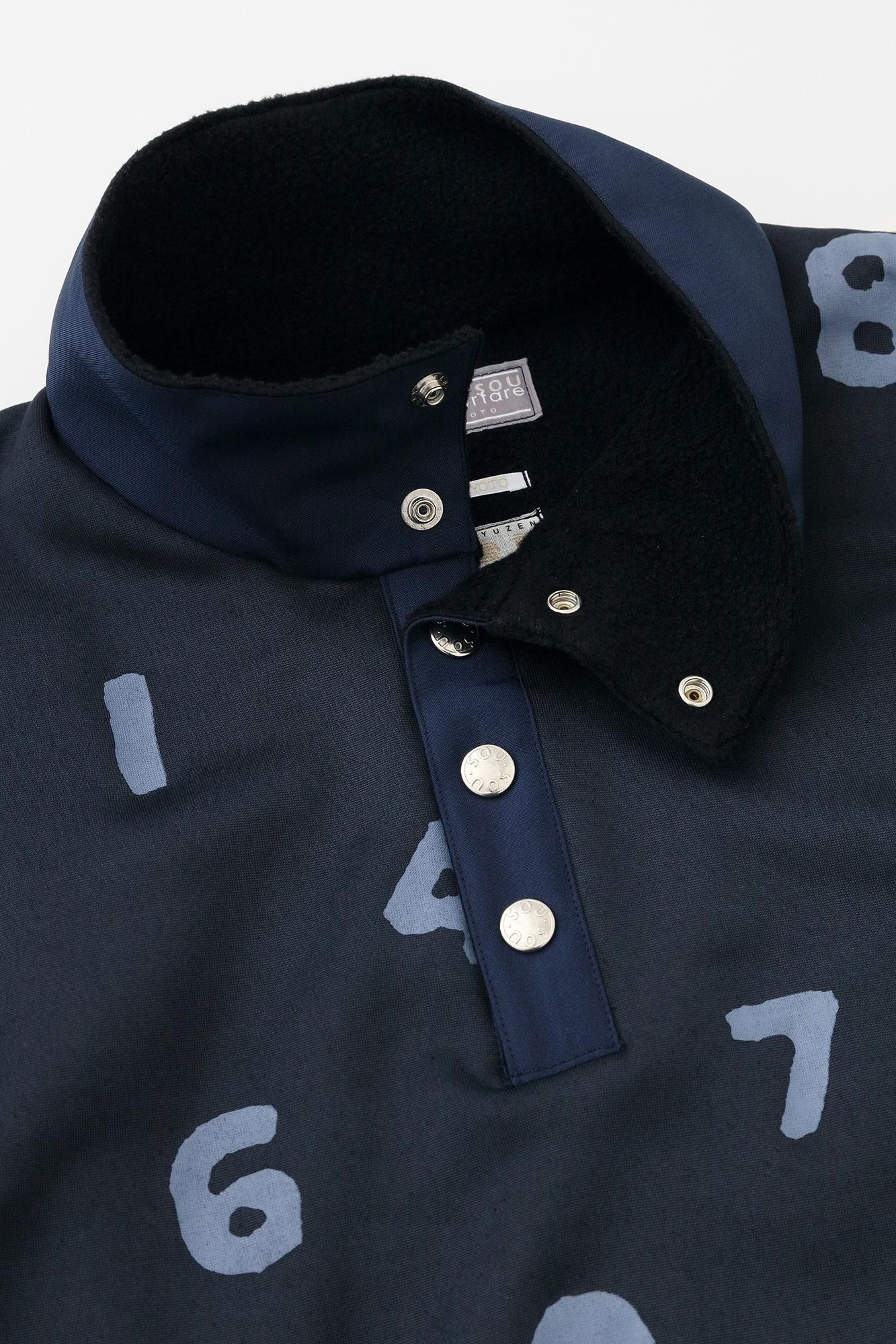 【◯预购】内起绒抓绒HWS 套头上衣/SO-SU-U十数暗蓝色(※预计于12月2日左右发货)