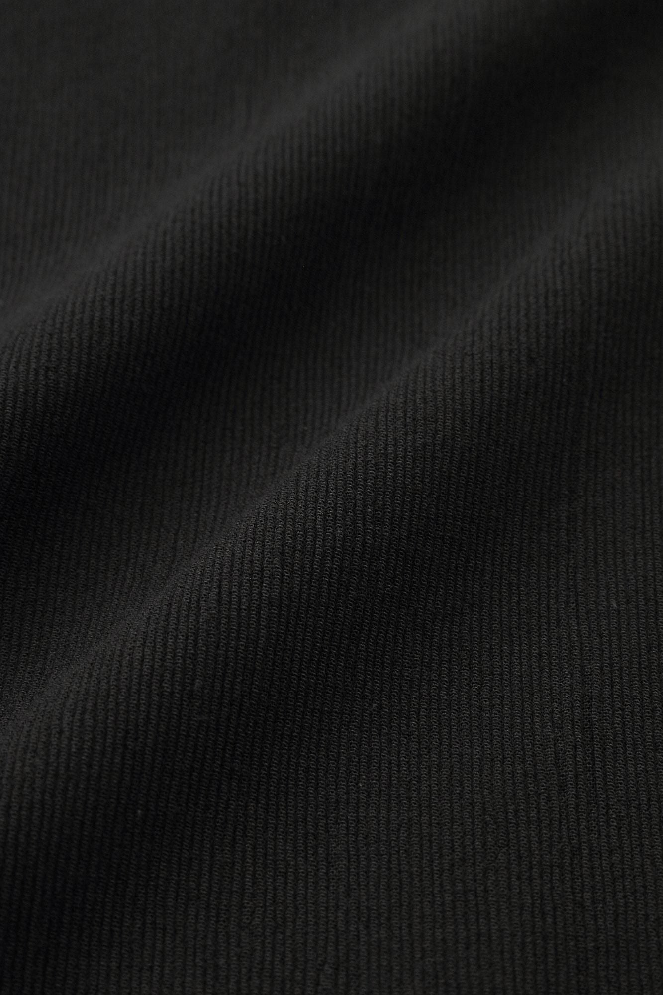 高島縮 20/10 ピケエンボス 作務衣(さむえ) 下/濡羽色(ぬればいろ)