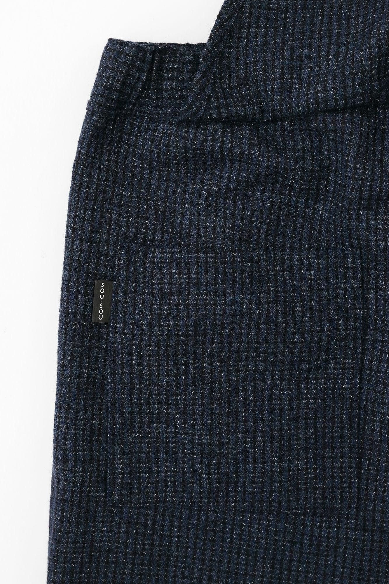 Fluff, tissage en treillis, Takamikan Ishita/Bleu foncé