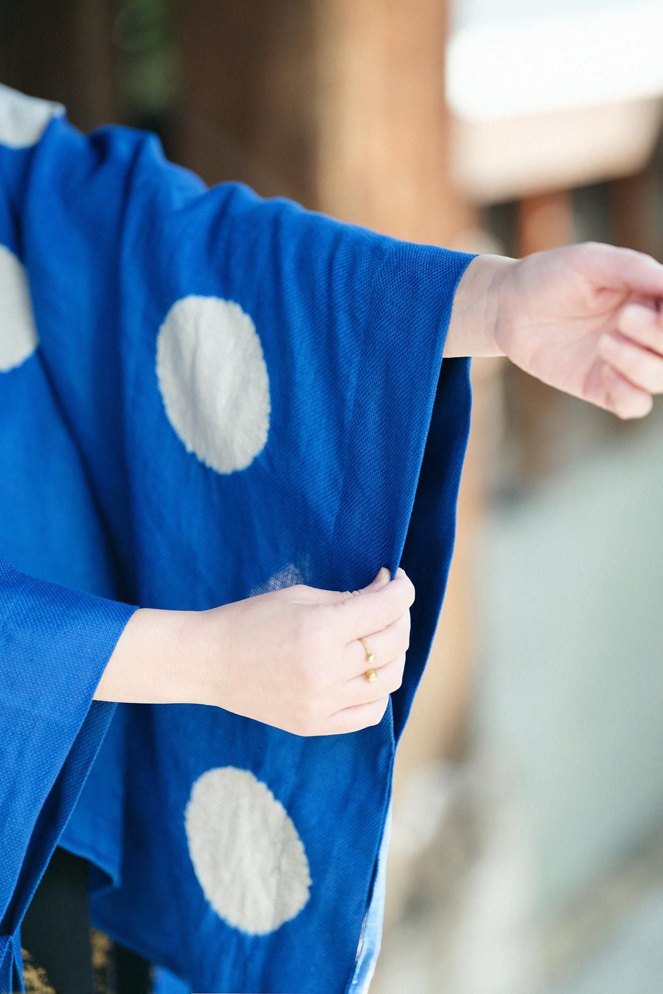 근청 시보리 마 키사라기 짧은타입(Mijikata)/물방울 Gunjoiro x 갈색 마우스