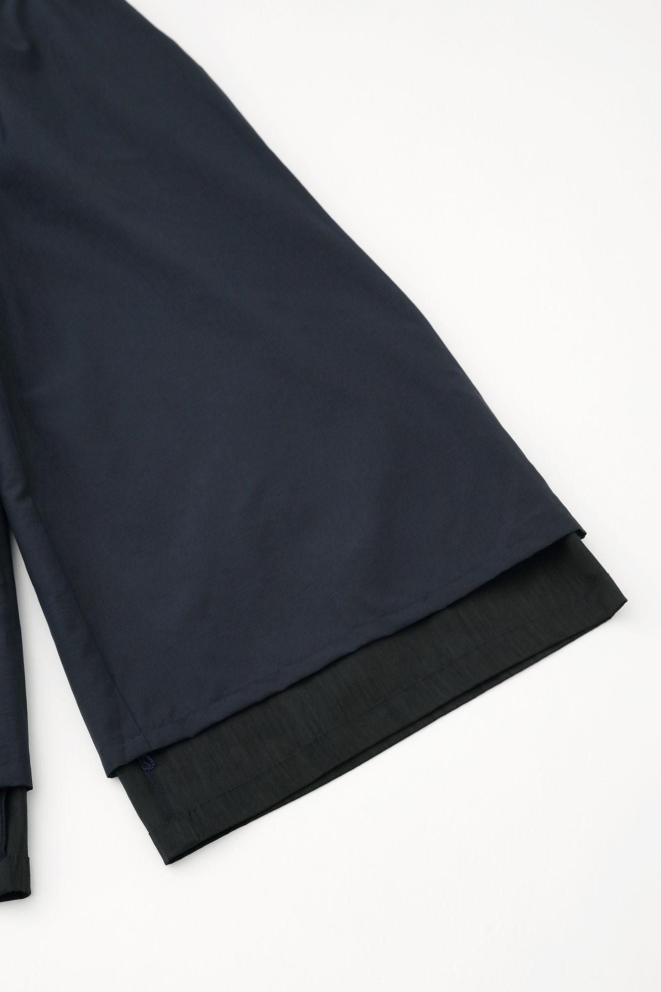 Linen Wide-legged Pants / Dark Navy