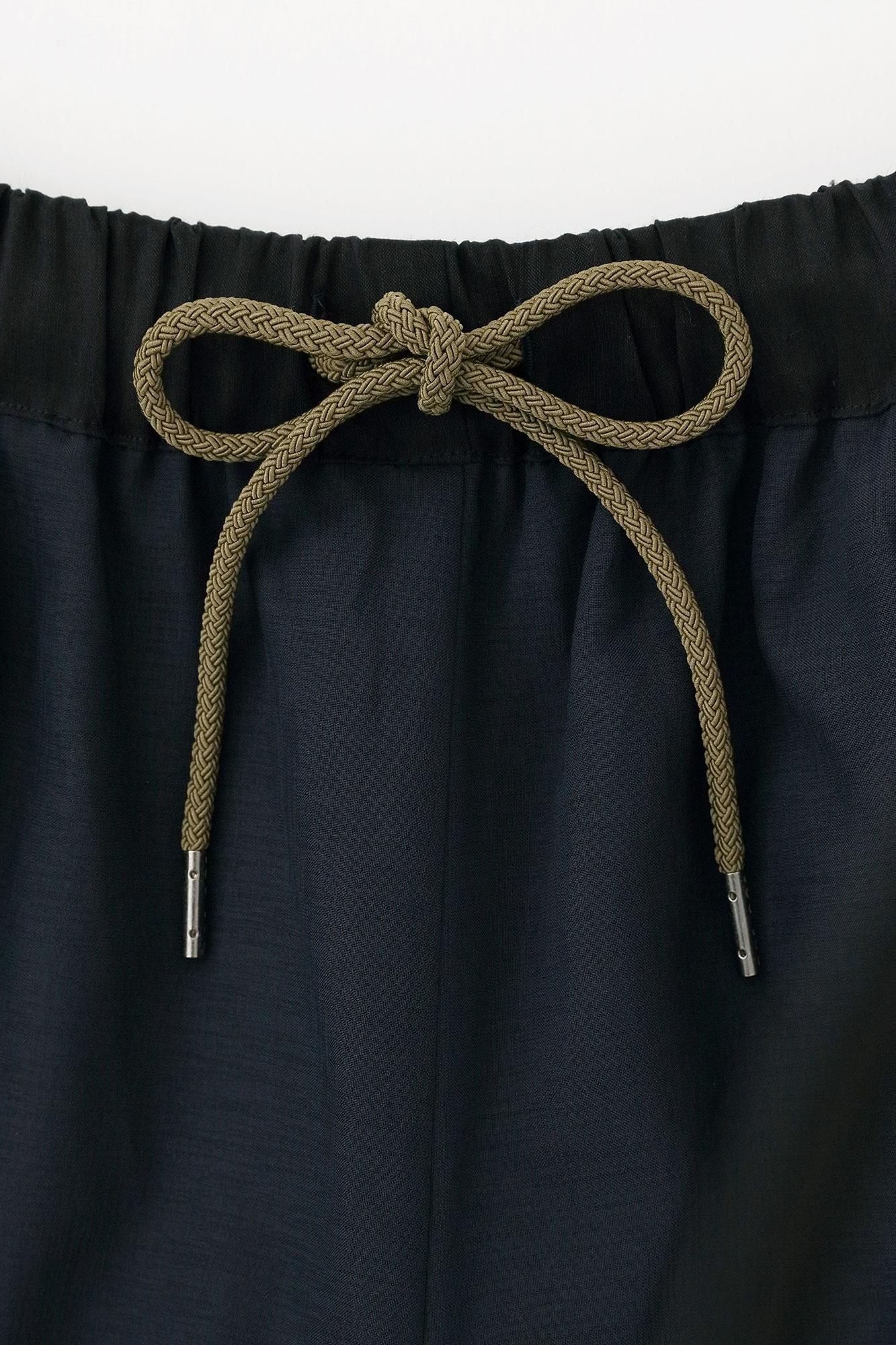 Linen Wide-legged Pants / Dark Navy