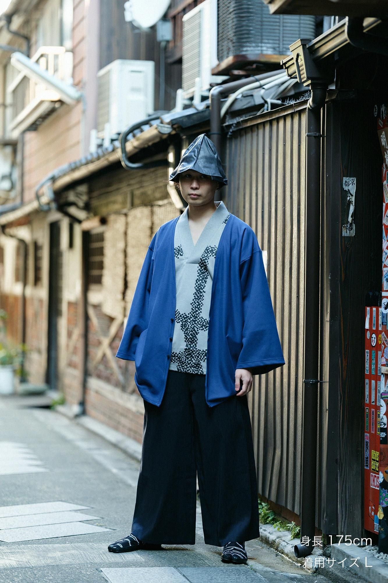 Linen Wide-legged Pants / Dark Navy