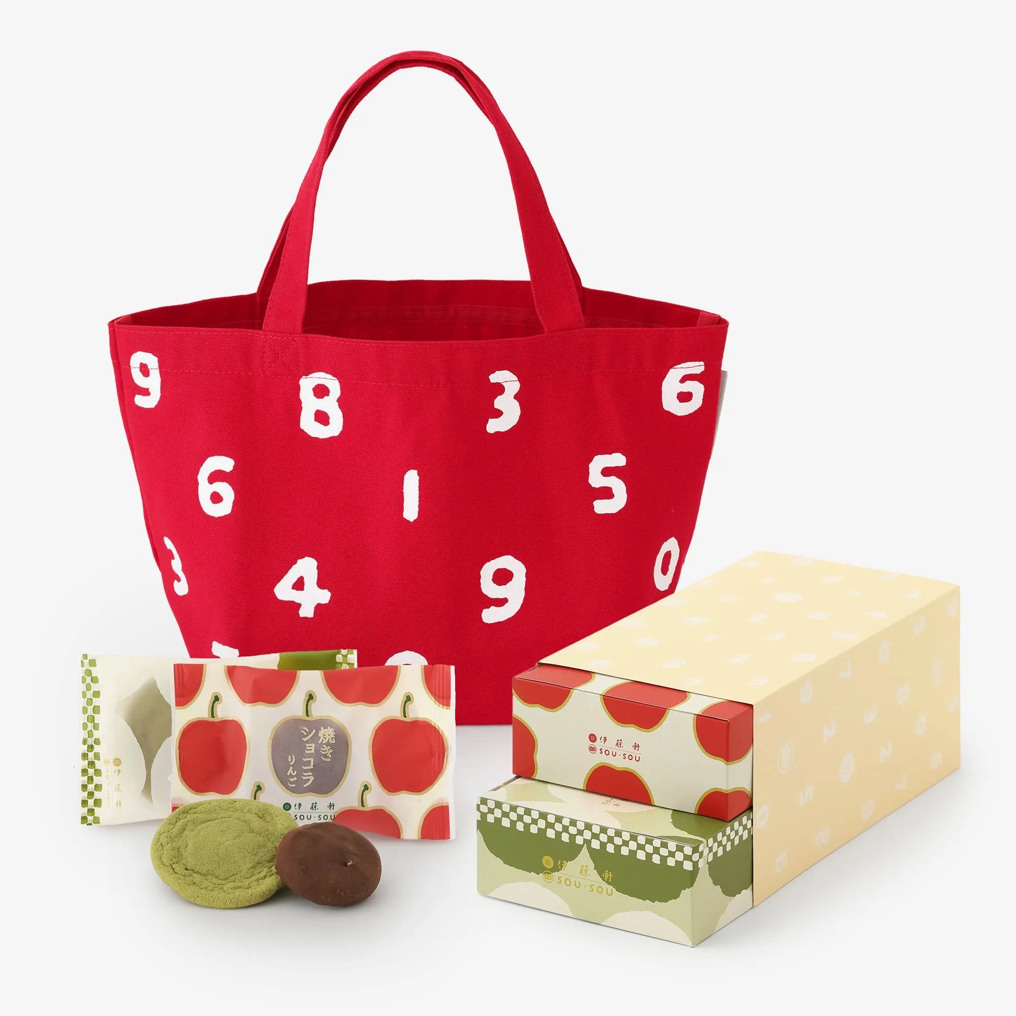 ■ Itōen×SOU・SOU Confiserie Choco / Sac cadeau Indigo profond (Kokihi-iro)