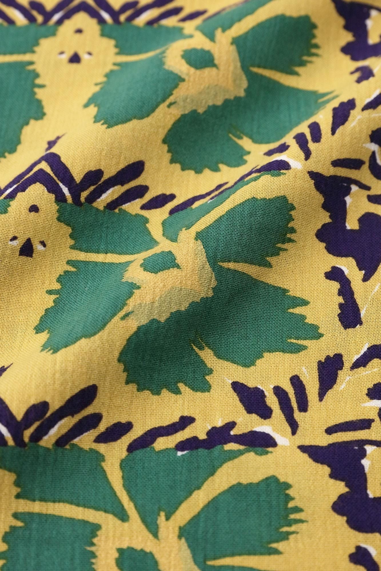 高島縮棉 20/20和服袖 襯衫/唐撫子