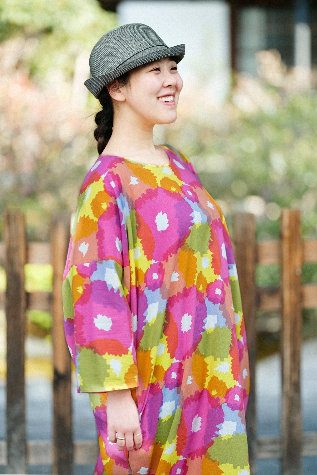 Takashima Chijimi 20/20 Naginata rechteckige Robe/Sakihokoru