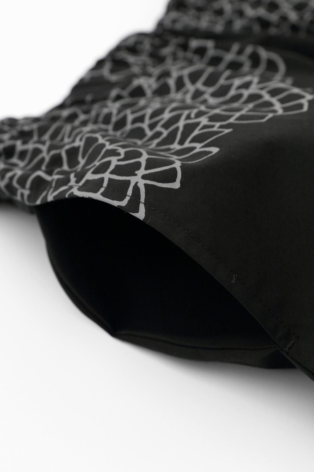 Schreibmaschinentuch Samue unten/Kumoma und Chrysantheme nasse Farbe