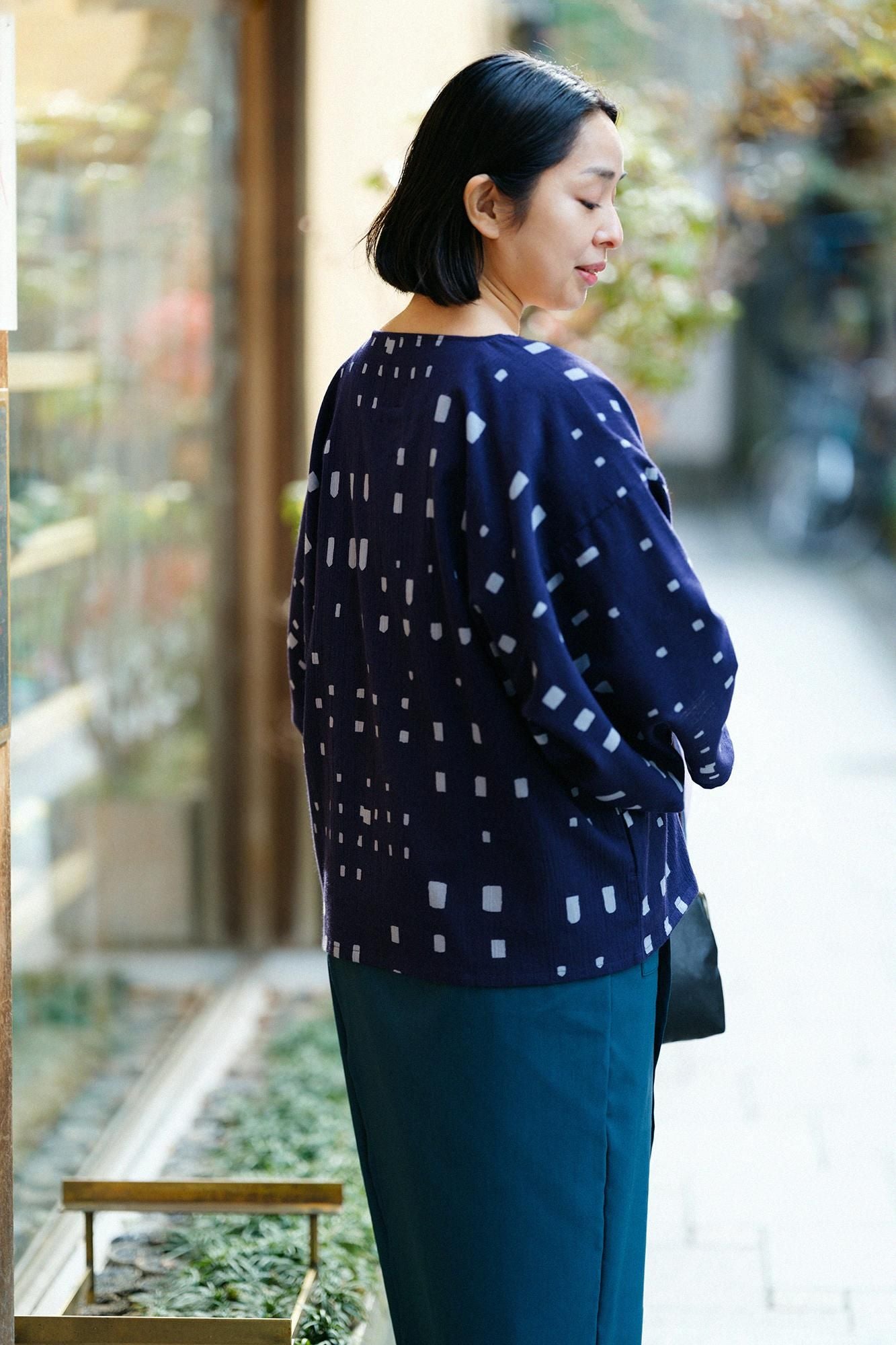 Chizimi Cotton 20/20 Naginata Square Top / Windows