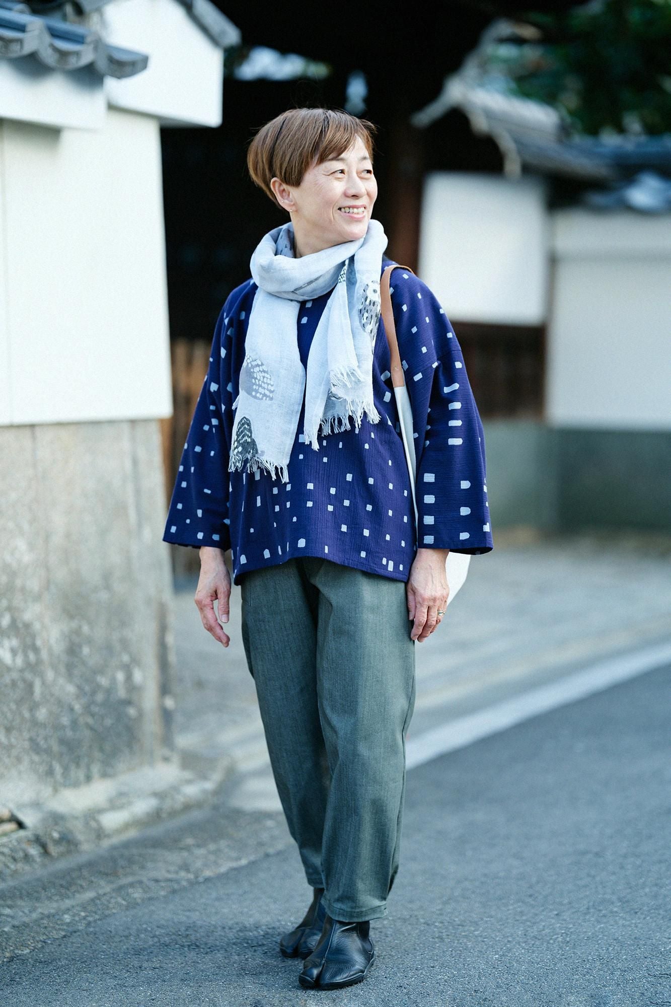 Chizimi Cotton 20/20 Naginata Square Top / Windows