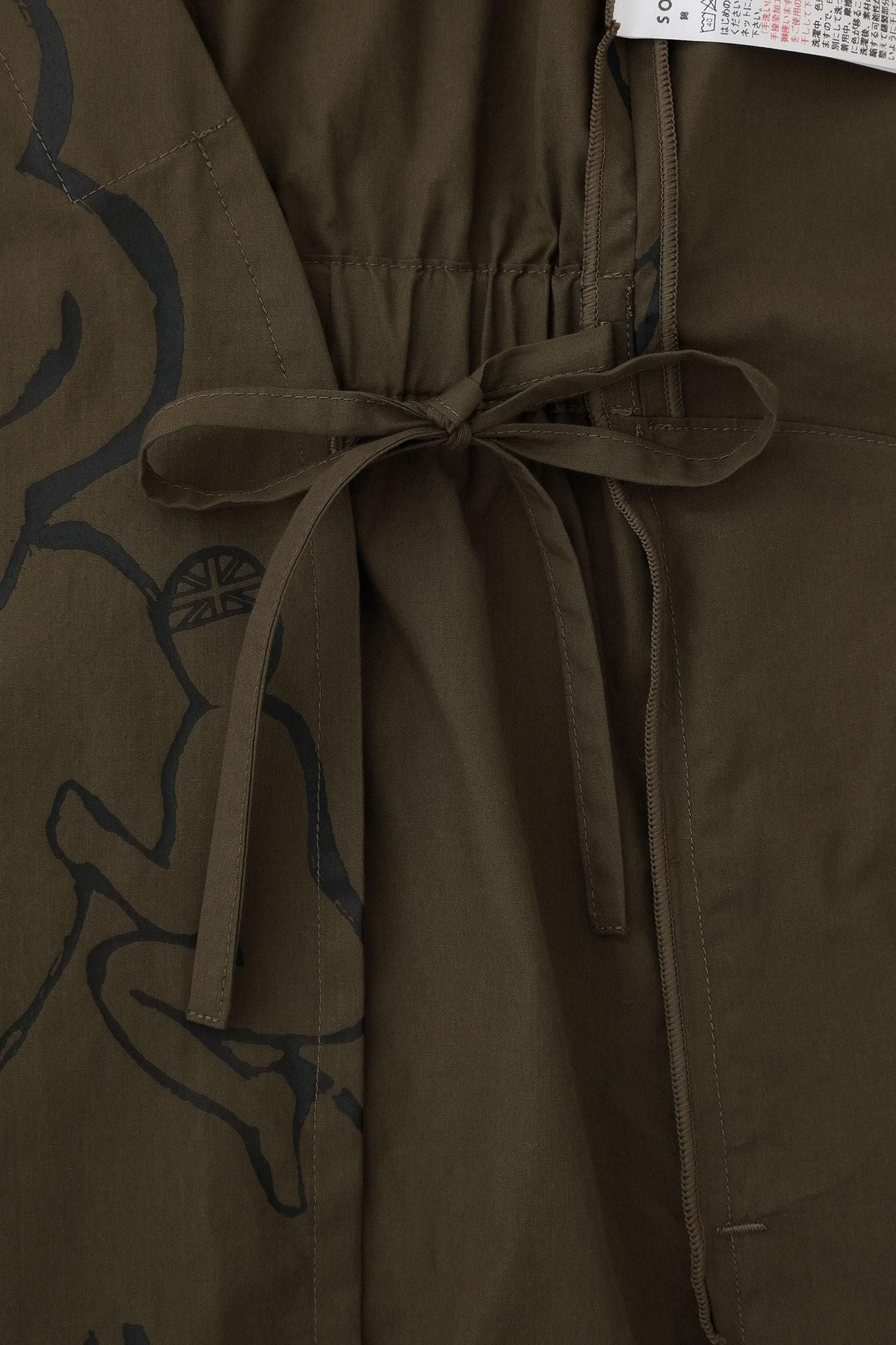 打字机布,制作工作服(Takami samue)/飞扬的大象,rakkocha